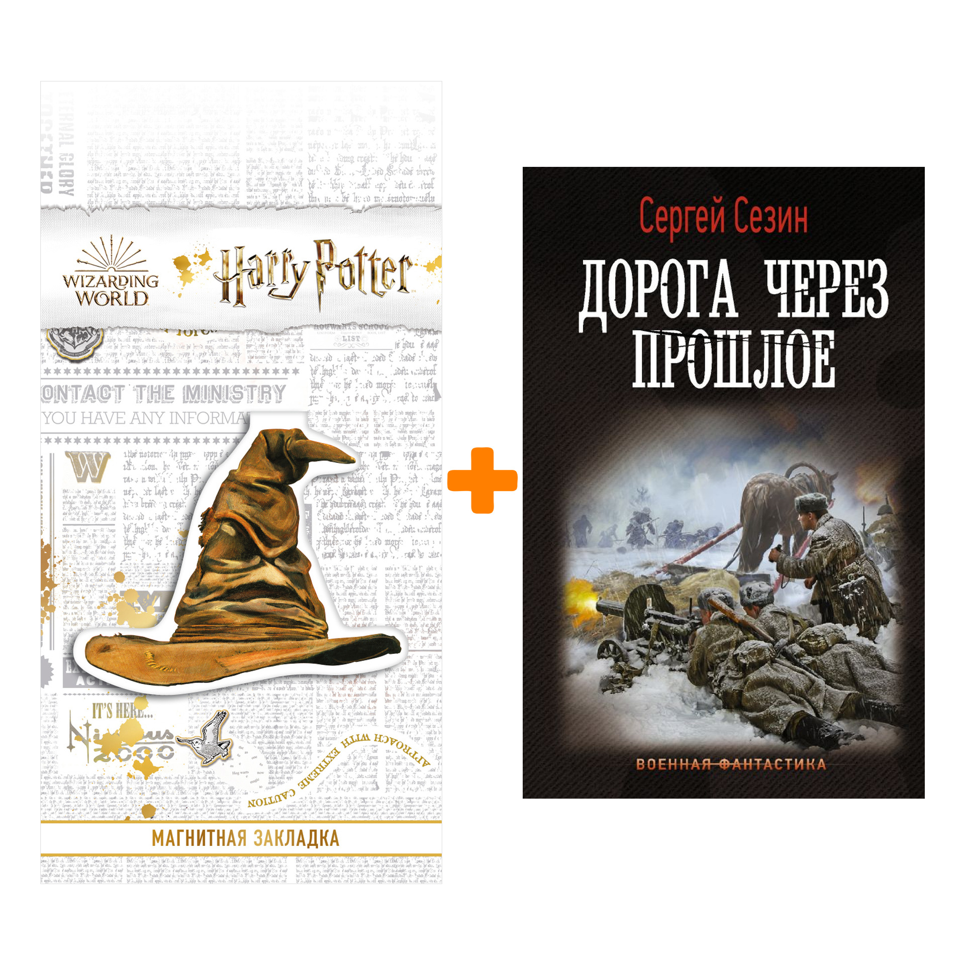 

Набор Дорога через прошлое. Сезин С.Ю. + Закладка Harry Potter Распределяющая шляпа магнитная