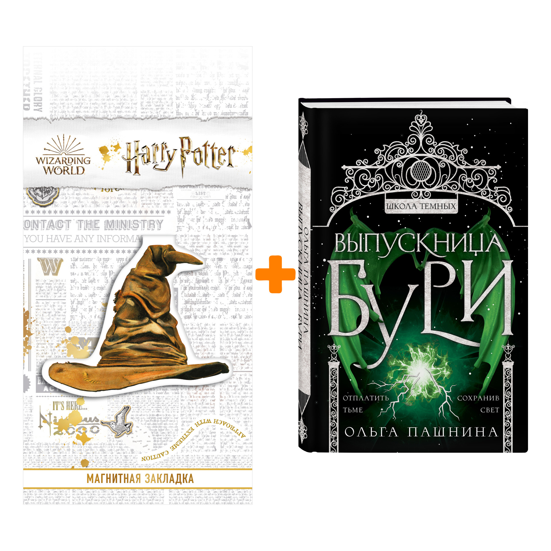 

Набор Выпускница бури. Ольга Пашнина + Закладка Harry Potter Распределяющая шляпа магнитная