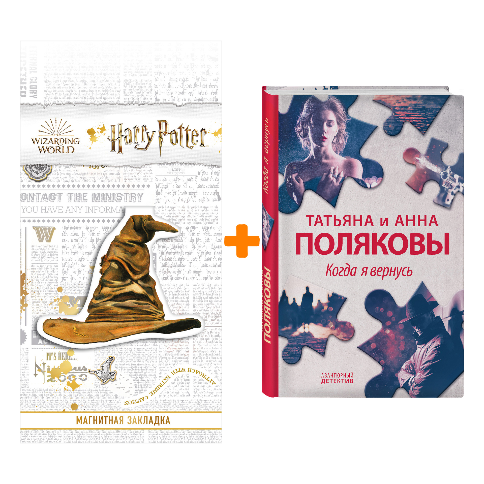 

Набор Когда я вернусь. Татьяна и Анна Поляковы + Закладка Harry Potter Распределяющая шляпа магнитная