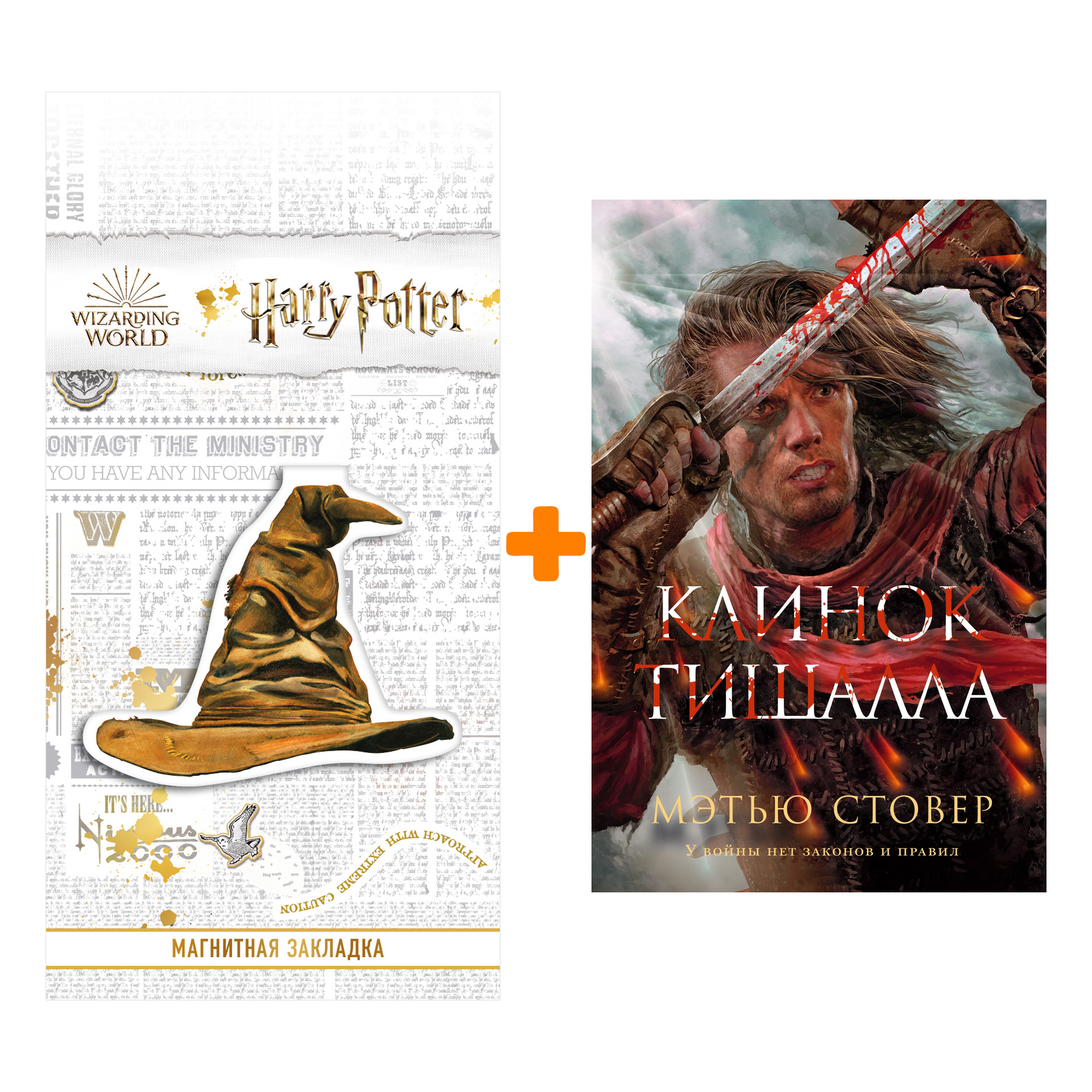 

Набор Клинок Тишалла. Стовер М. + Закладка Harry Potter Распределяющая шляпа магнитная
