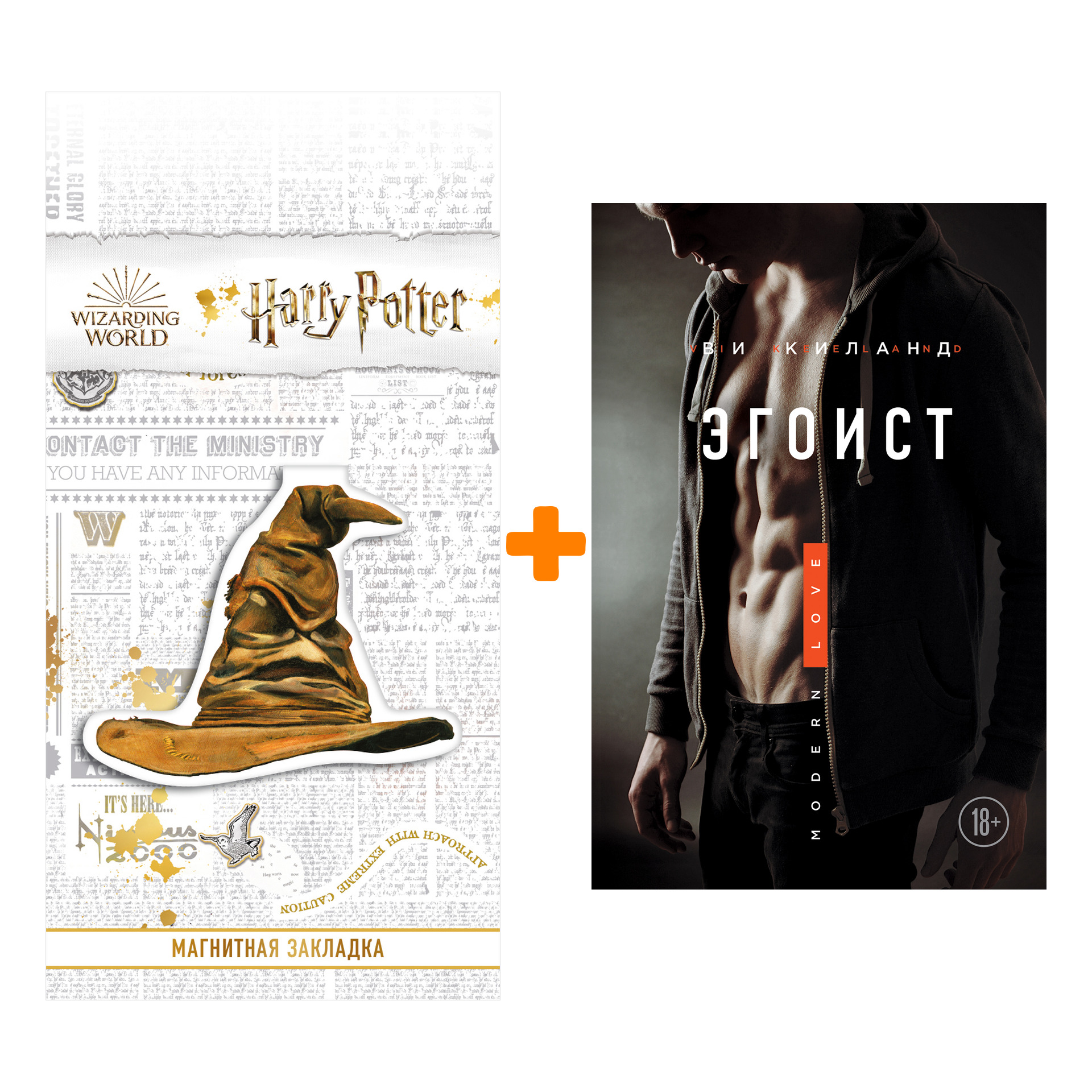 

Набор Эгоист + Закладка Harry Potter Распределяющая шляпа магнитная