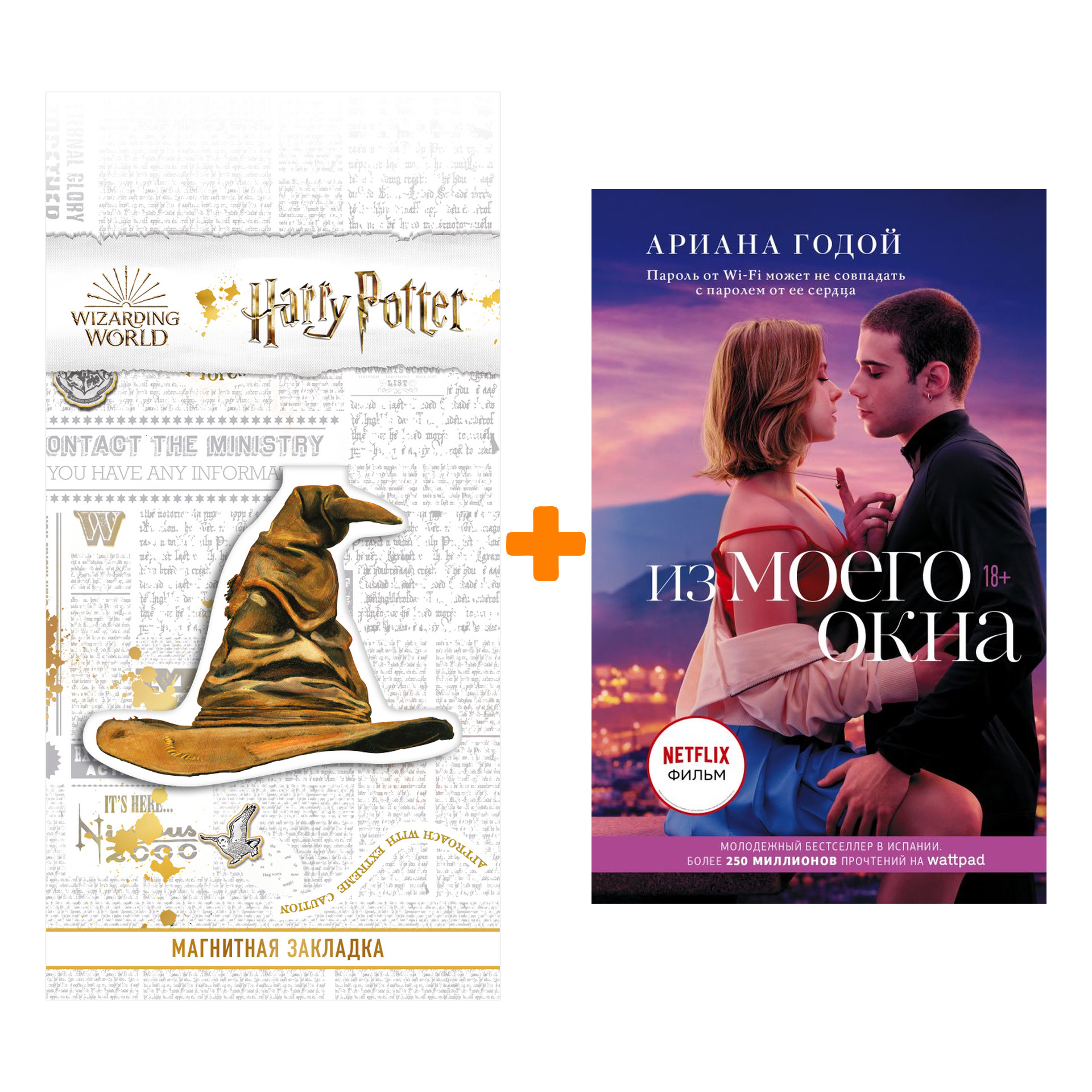 

Набор Из моего окна. Годой А. + Закладка Harry Potter Распределяющая шляпа магнитная