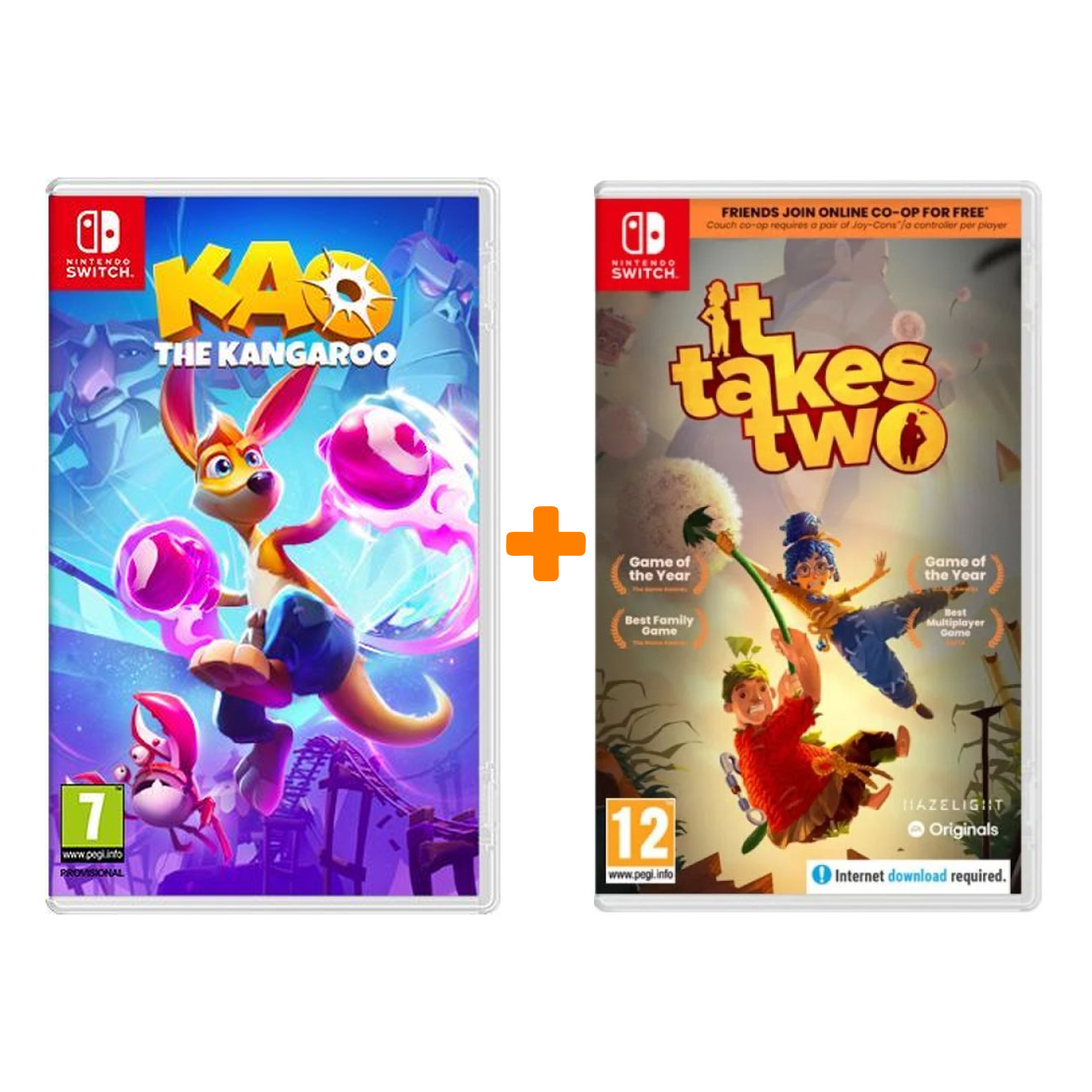 

It Takes Two [Switch] + Kao the Kangaroo [Switch] – Набор