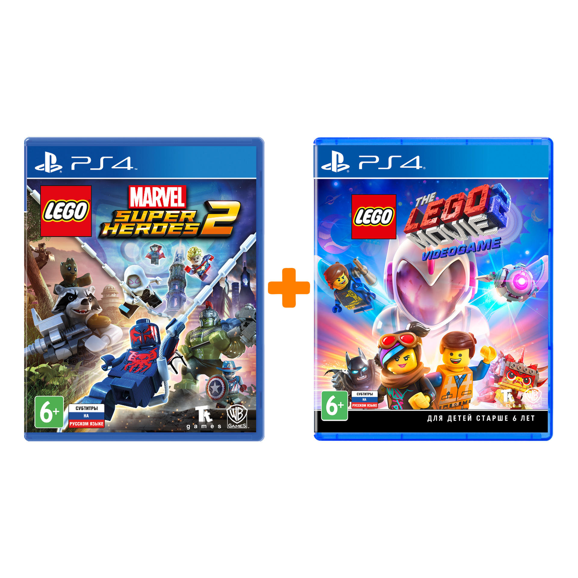 

LEGO Marvel Super Heroes 2 [PS4] + The LEGO Movie 2: Videogame [PS4] – Набор