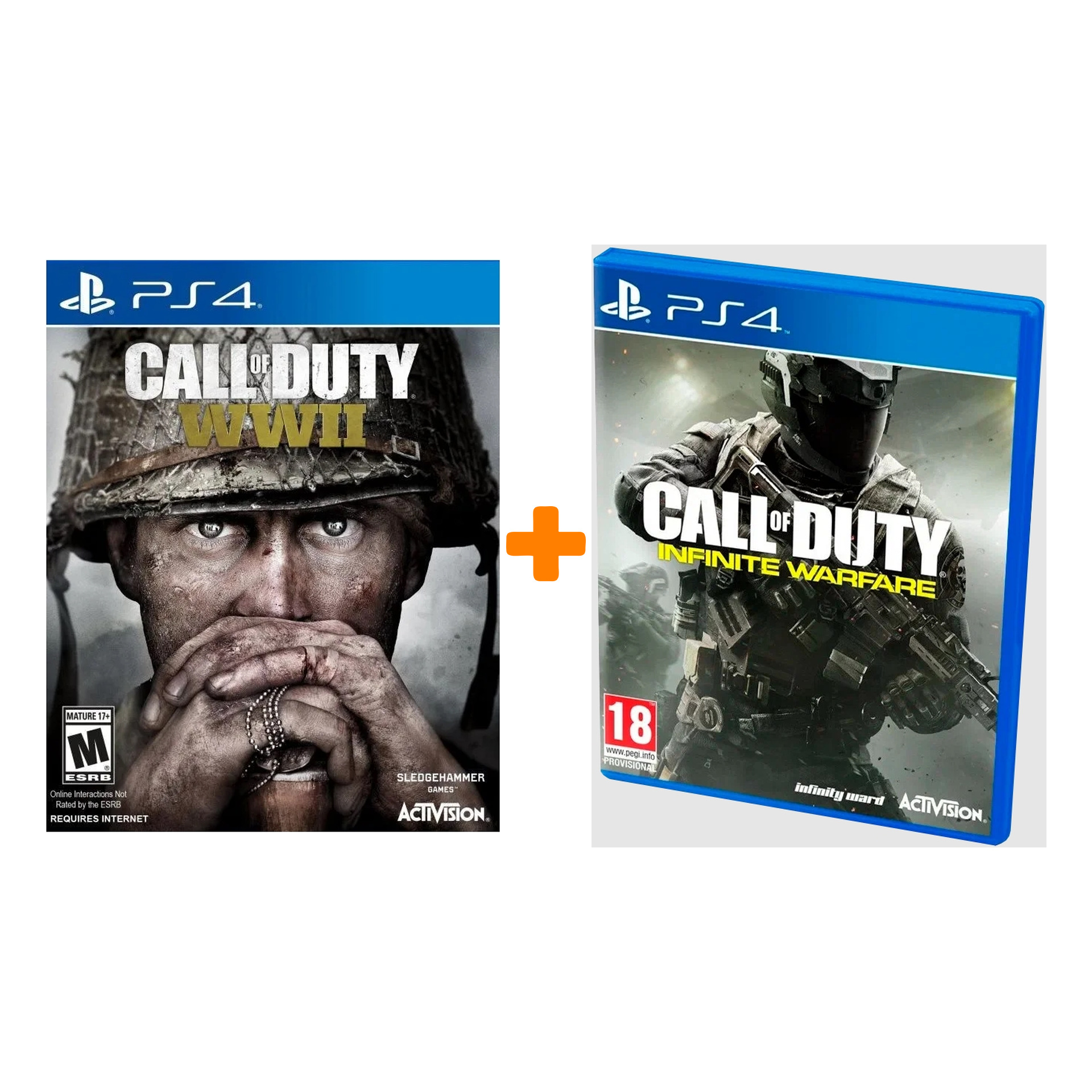 

Call of Duty: Infinite Warfare [PS4] + Call of Duty: WWII [PS4] – Набор