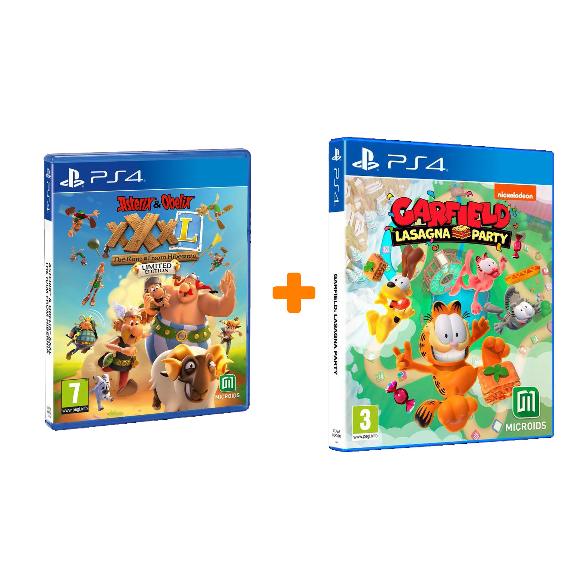 

Asterix & Obelix XXXL: The Ram From Hibernia. Limited Edition [PS4] + Garfield Lasagna Party [PS4] – Набор