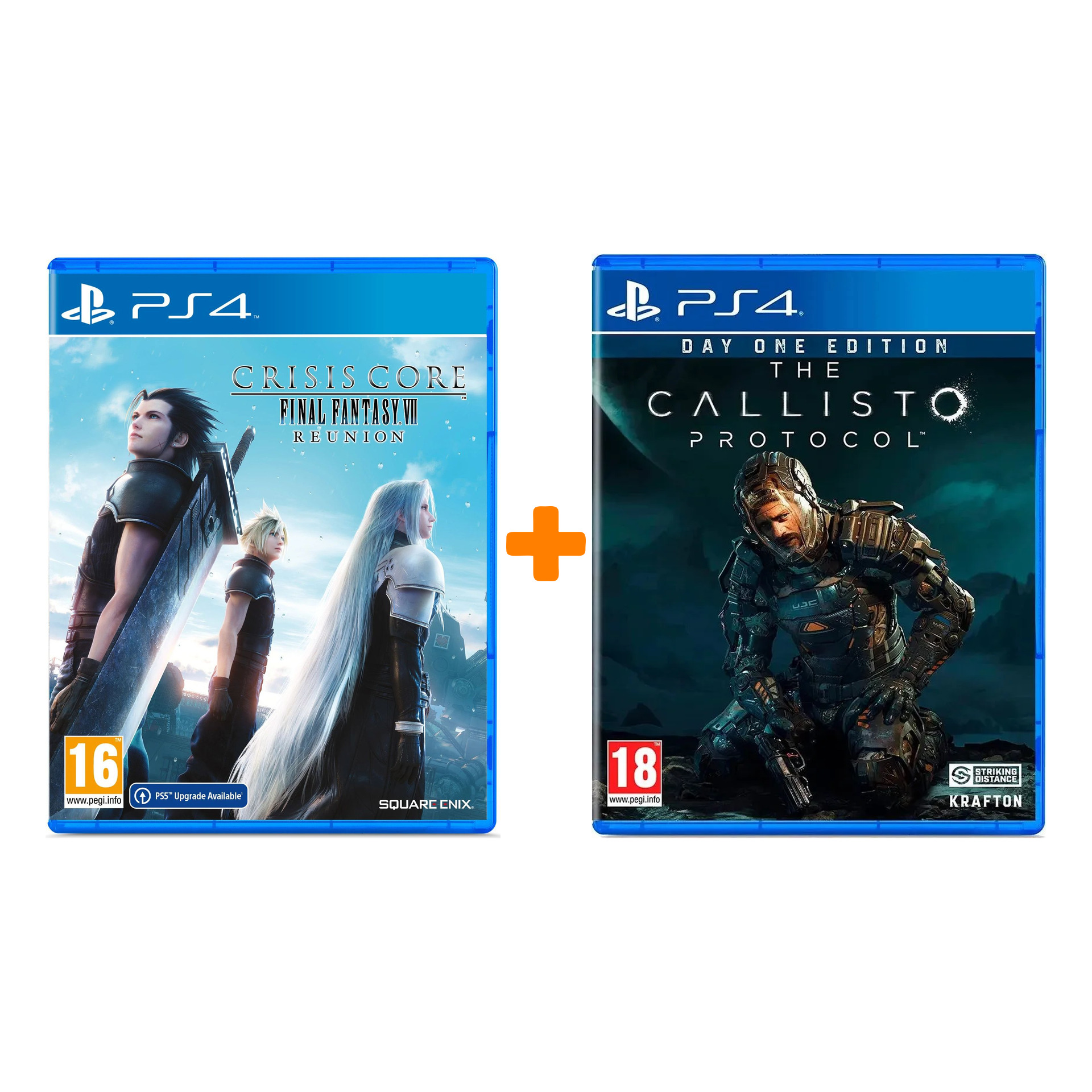 

Набор The Callisto Protocol. Day One Edition [PS4, русские субтитры] + Crisis Core: Final Fantasy VII Reunion [PS4, английская версия]
