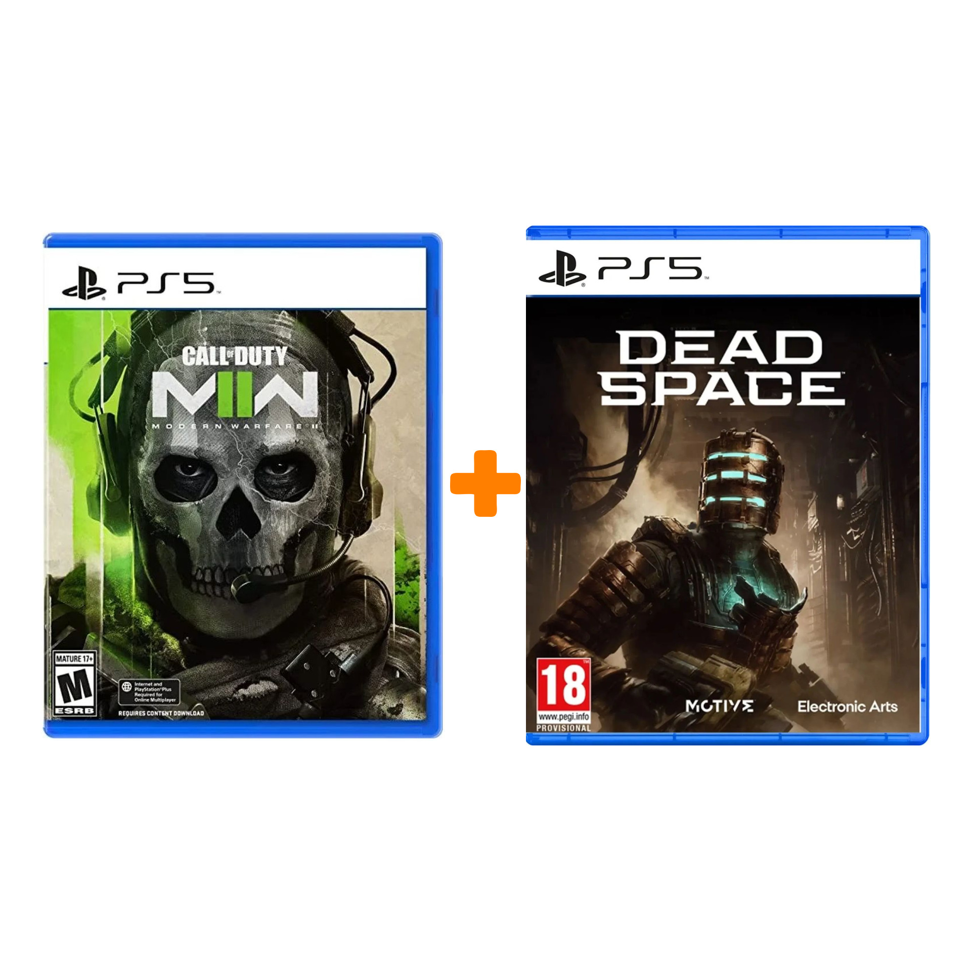 Набор Dead Space Remake [PS5, английская версия] + Call of Duty: Modern Warfare II [PS5, русская версия] цена и фото