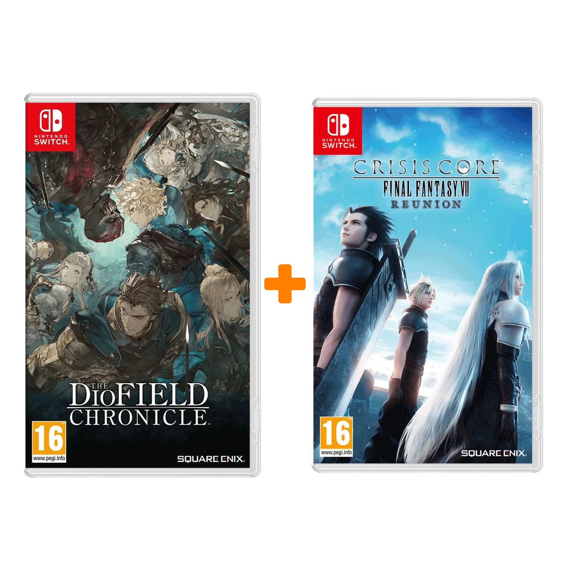 

Набор Crisis Core: Final Fantasy VII Reunion [Switch, английская версия] + The DioField Chronicle [Switch, английская версия]