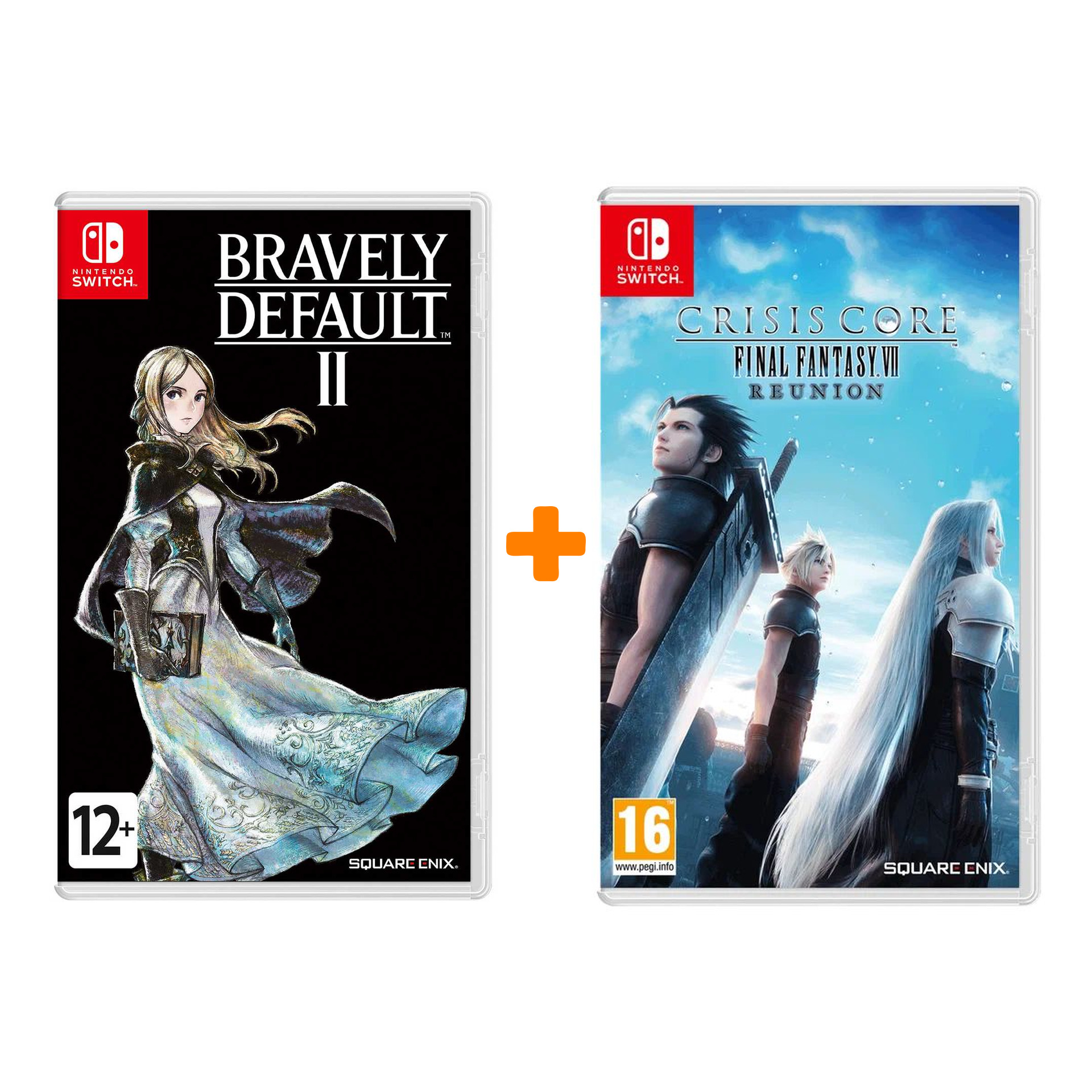 

Набор Crisis Core: Final Fantasy VII Reunion [Switch, английская версия] + Bravely Default II [Switch, английская версия]