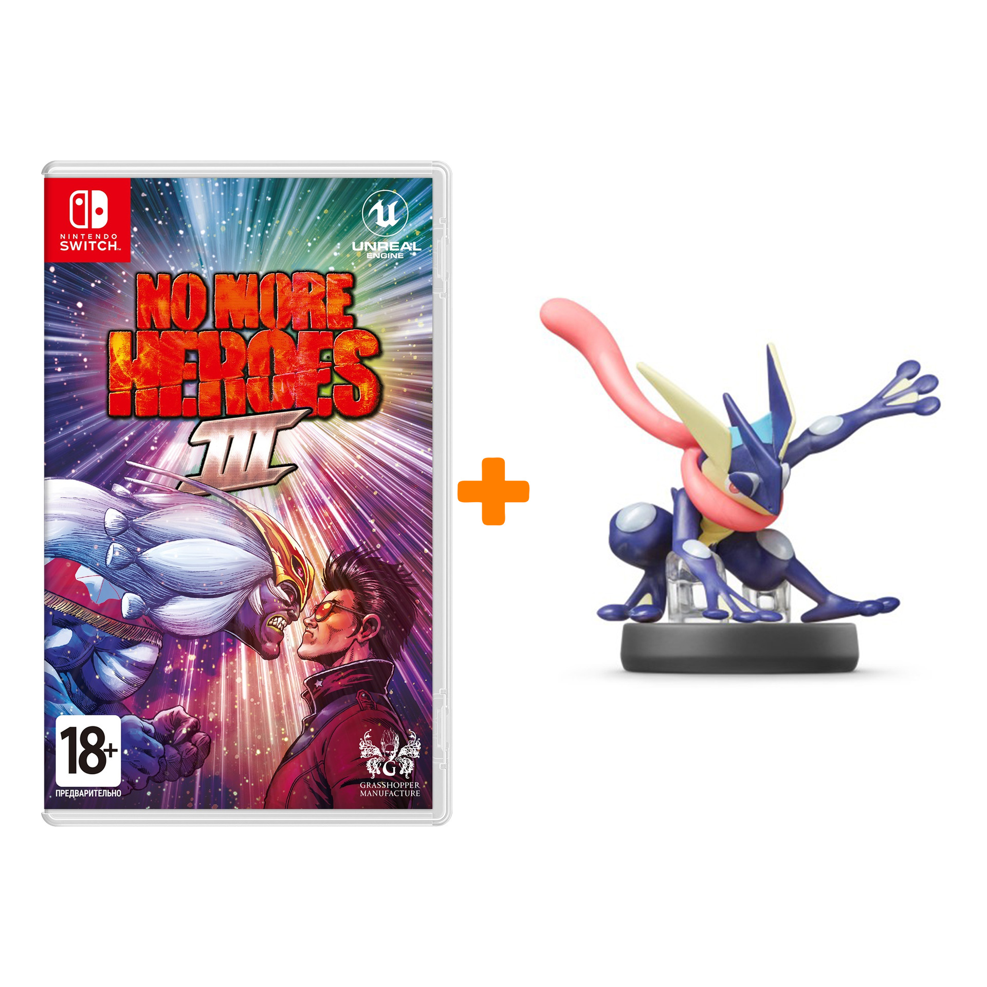 

Набор No More Heroes 3 [Switch, английская версия] + amiibo Грениндзя