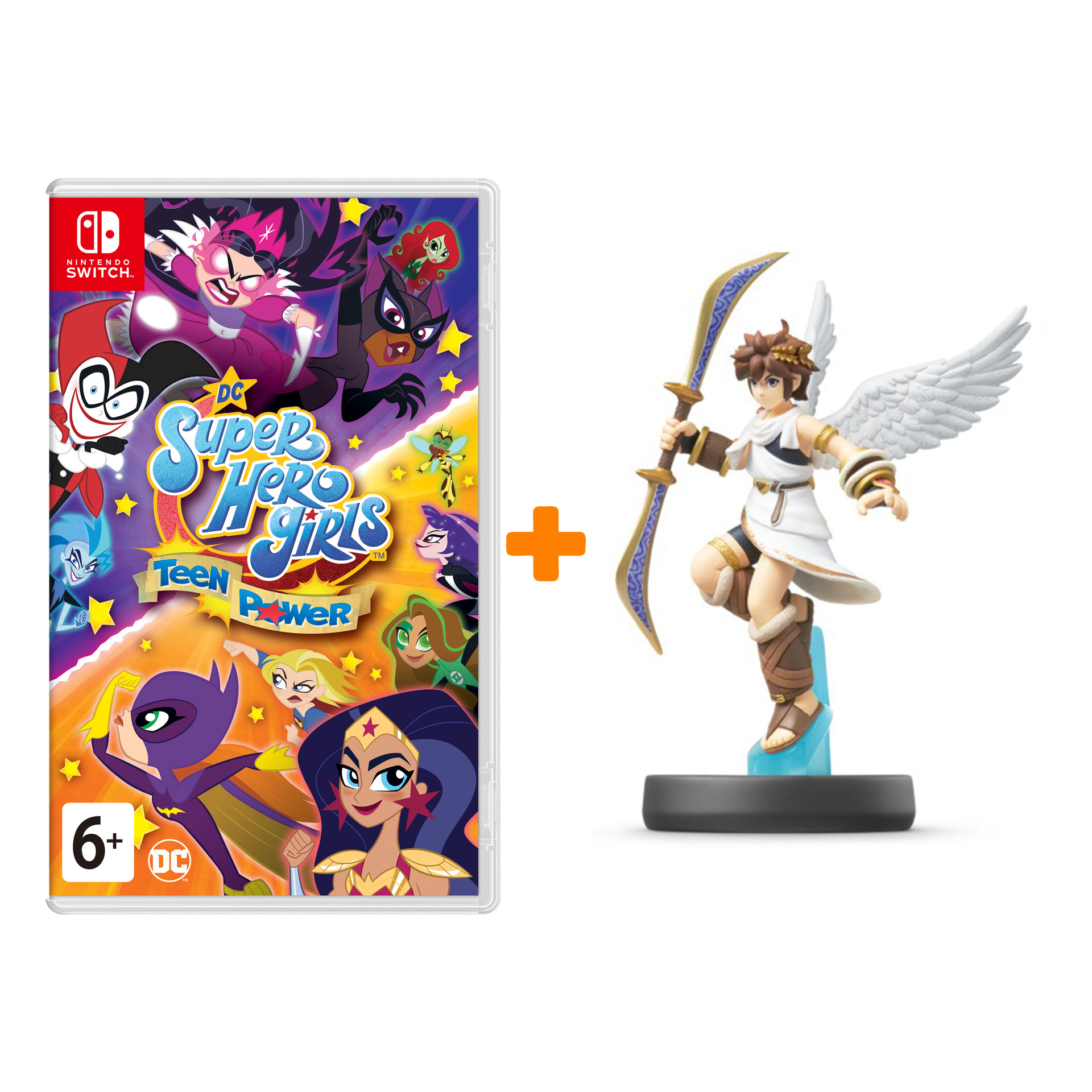 

Набор DC Super Hero Girls: Teen Power [Switch, английская версия] + amiibo Пит