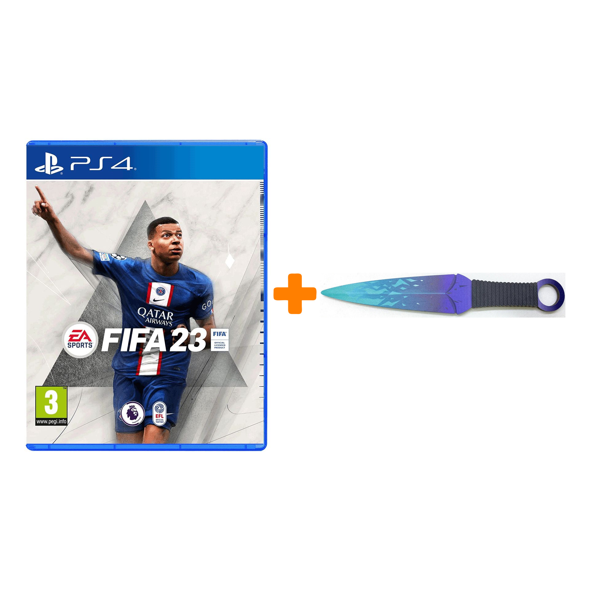 

Набор FIFA 23 [PS4, русская версия] + Оружие игровое нож Кунай 2 Холодное пламя деревянный