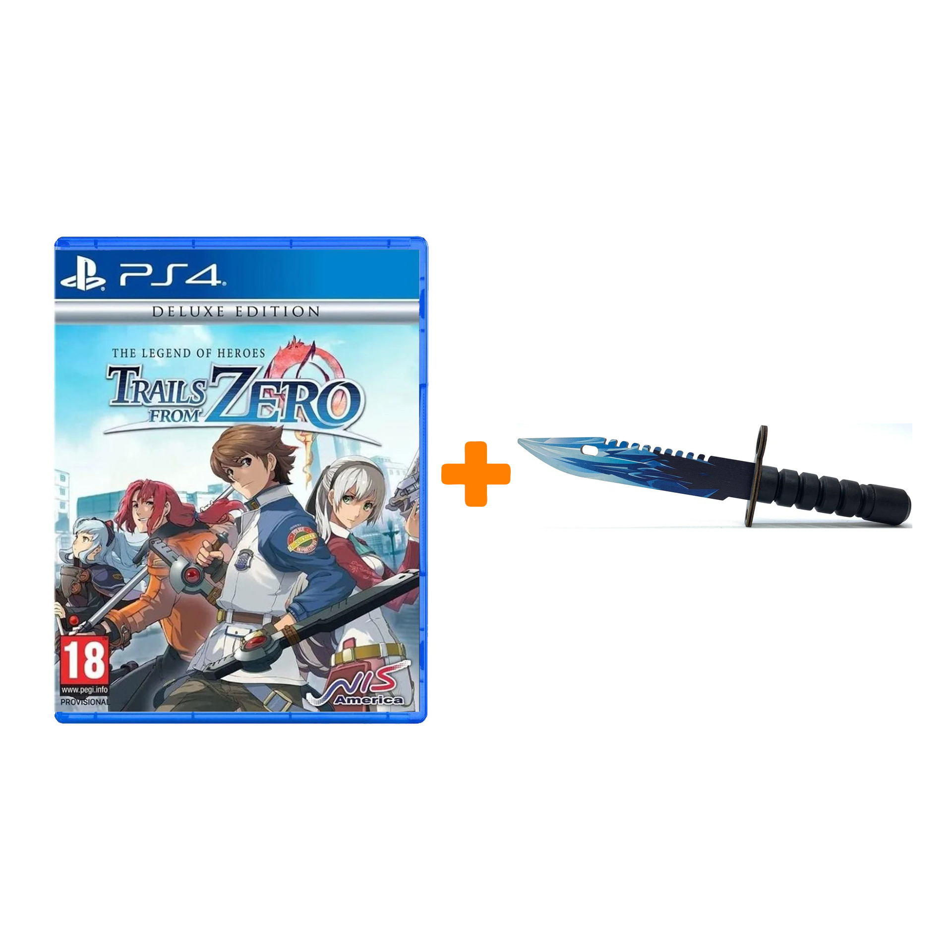 

Набор The Legend of Heroes: Trails from Zero. Deluxe Edition [PS4, английская версия] + Оружие игровое штык-нож М9 Байонет 2 Драгон Гласс деревянный
