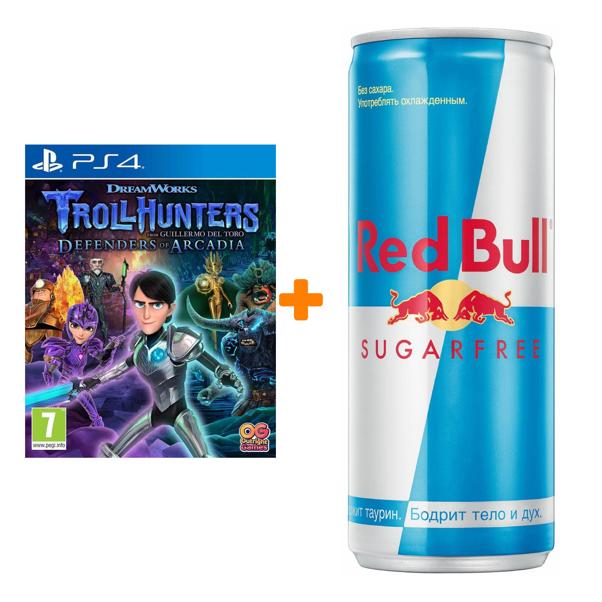 

Набор TROLLHUNTERS: Defenders of Arcadia [PS4, русские субтитры] + Напиток энергетический Red Bull Без сахара 250мл
