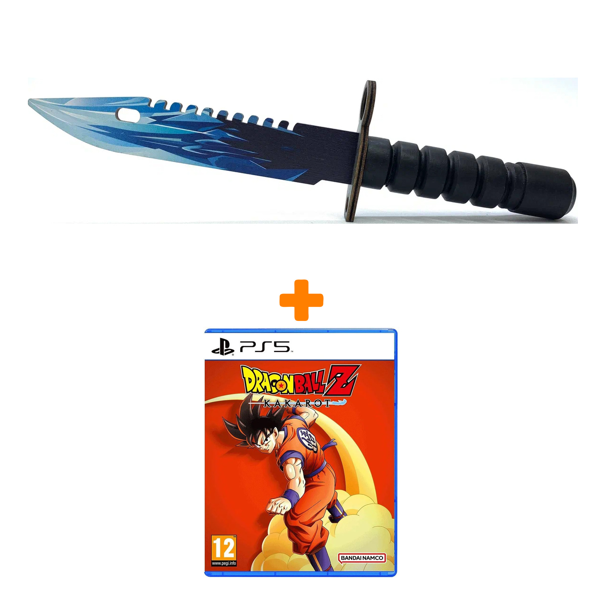 

Набор Dragon Ball Z. Kakarot [PS5, русские субтитры] + Оружие игровое штык-нож М9 Байонет 2 Драгон Гласс деревянный