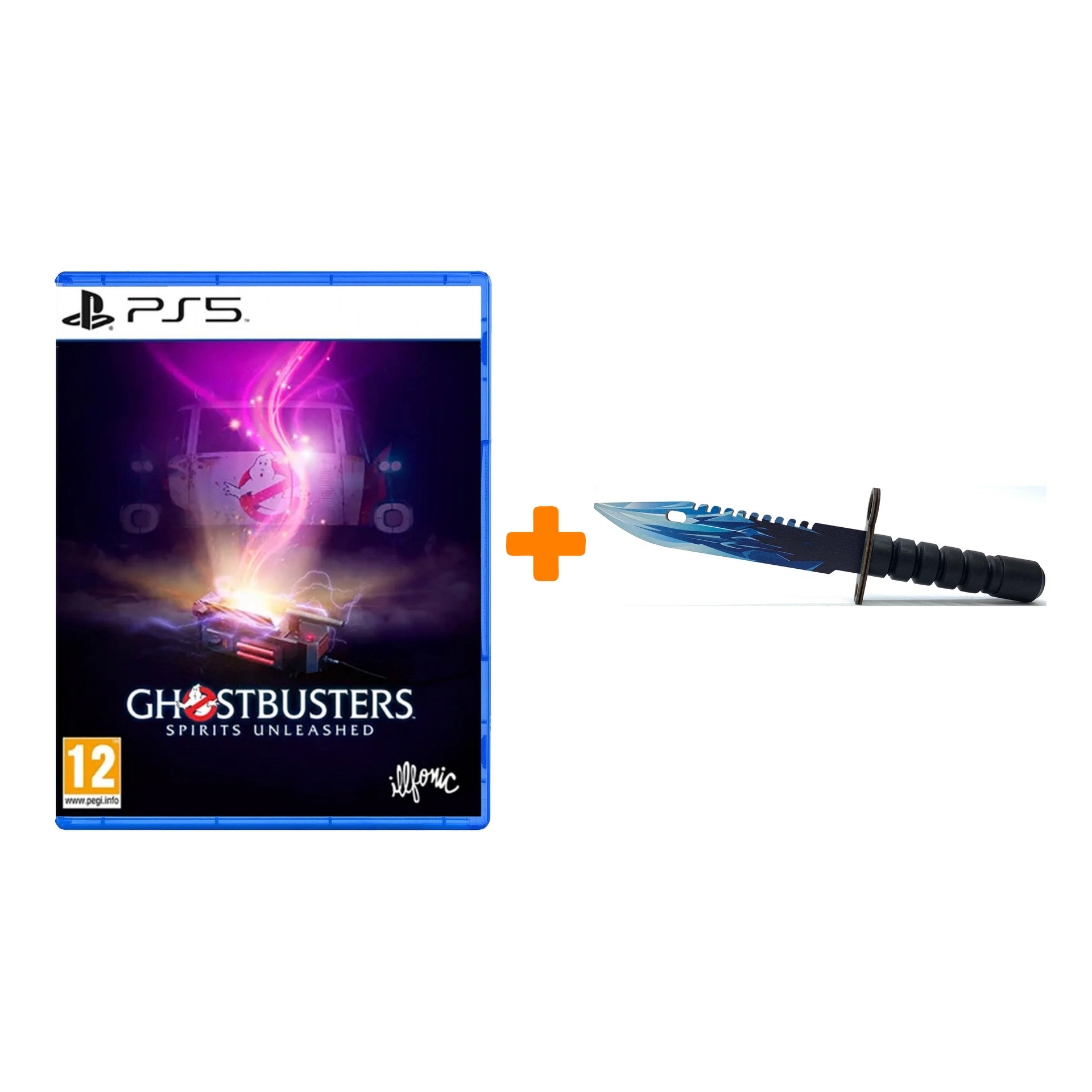 

Набор Ghostbusters: Spirits Unleashed [PS5, русские субтитры] + Оружие игровое штык-нож М9 Байонет 2 Драгон Гласс деревянный