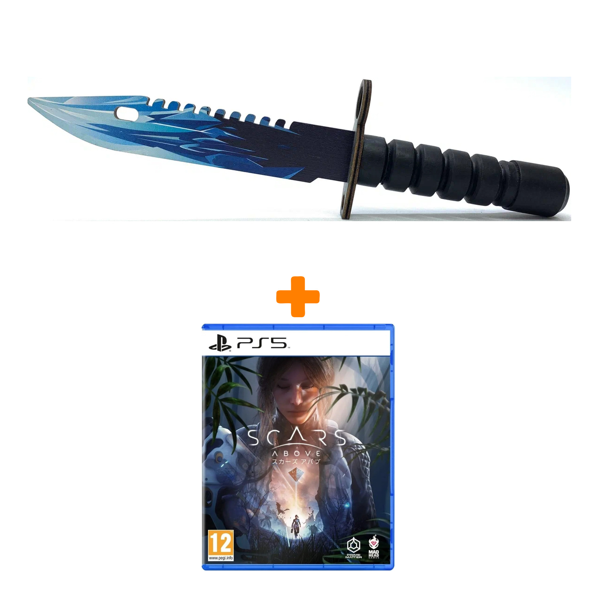 

Набор Scars Above [PS5, русские субтитры] + Оружие игровое штык-нож М9 Байонет 2 Драгон Гласс деревянный