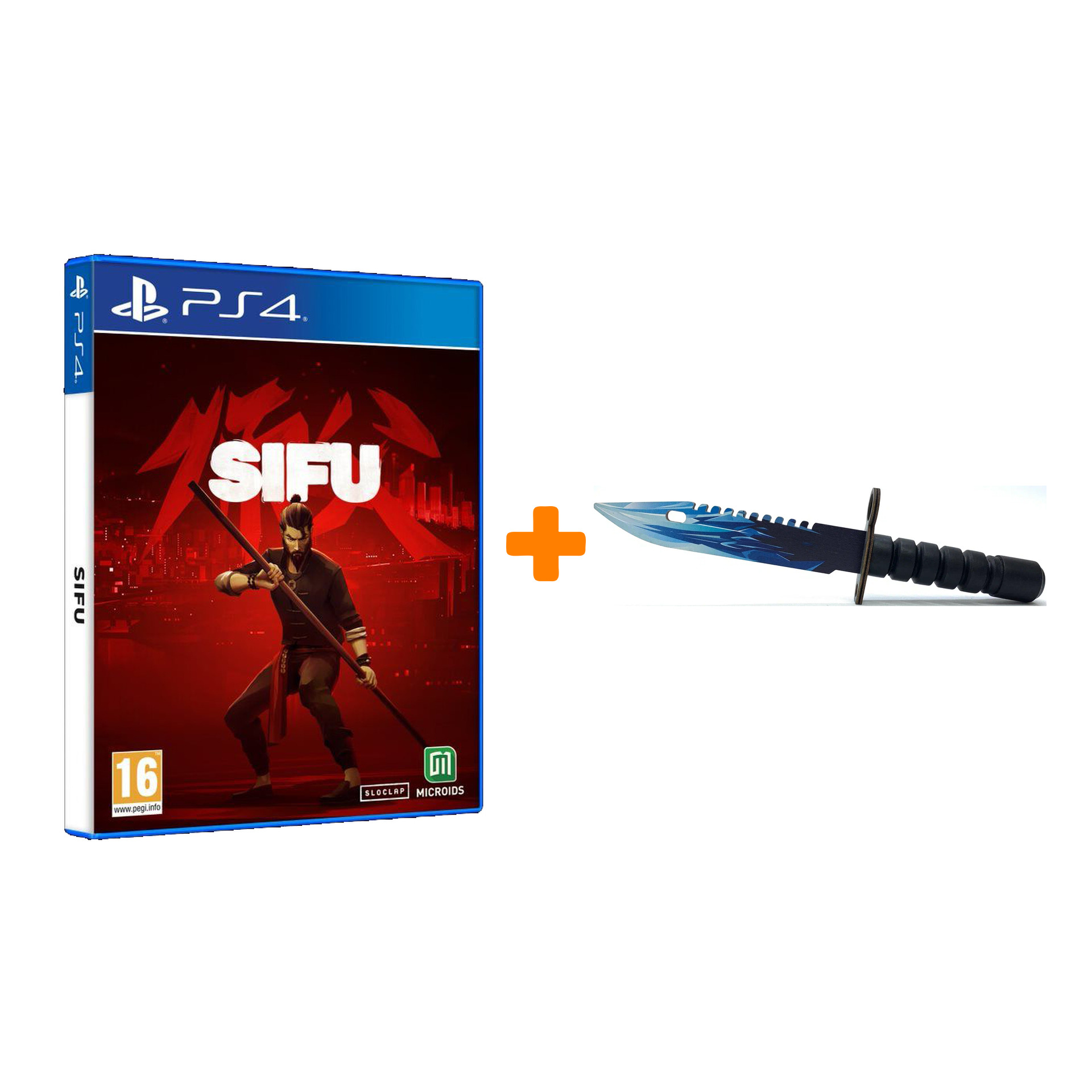 

Набор SIFU [PS4, русские субтитры] + Оружие игровое штык-нож М9 Байонет 2 Драгон Гласс деревянный