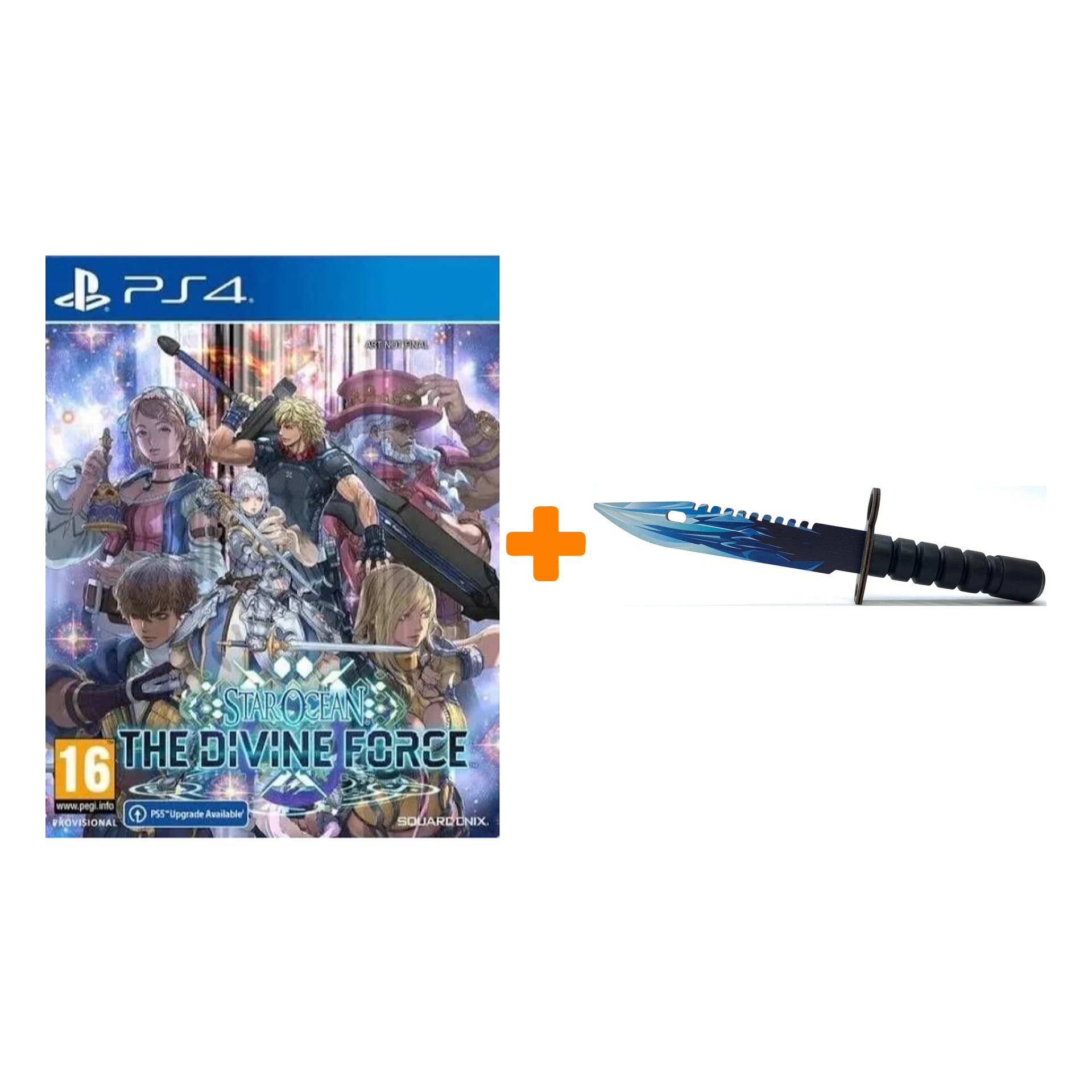

Набор Star Ocean: The Divine Force [PS4, английская версия] + Оружие игровое штык-нож М9 Байонет 2 Драгон Гласс деревянный