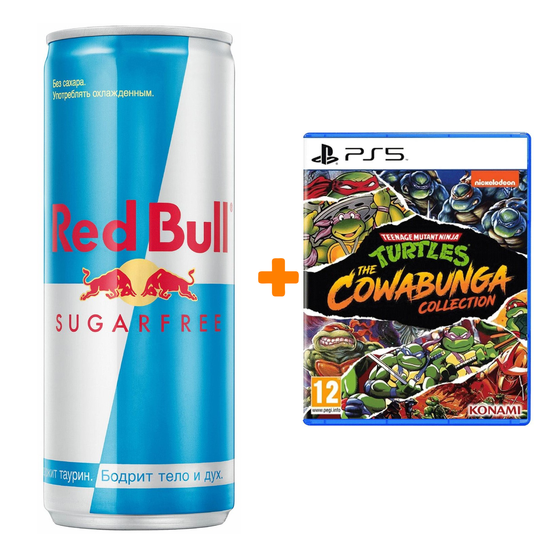 

Набор Teenage Mutant Ninja Turtles: Cowabunga Collection [PS5, английская версия] + Напиток энергетический Red Bull Без сахара 250мл