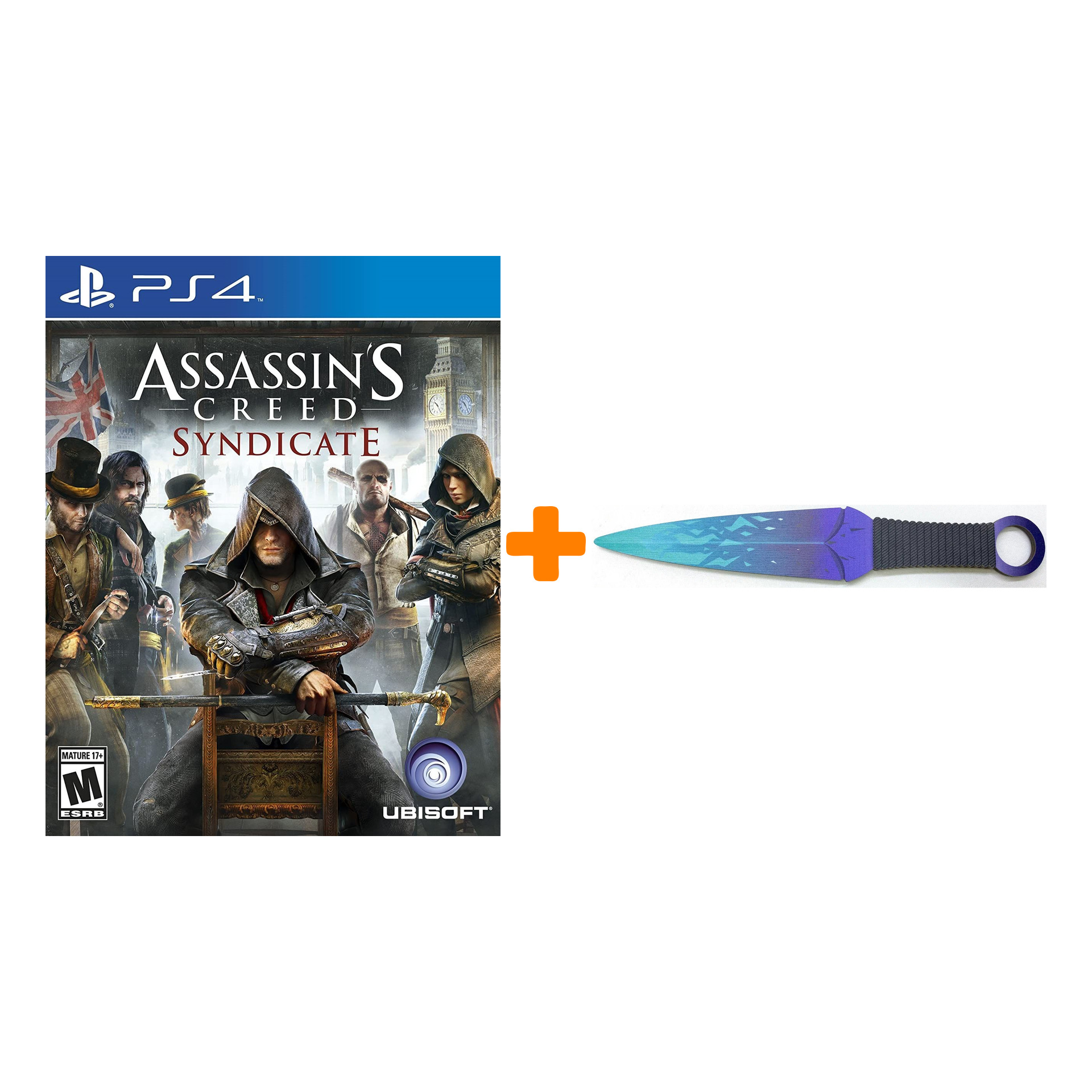 

Набор Assassin's Creed: Синдикат [PS4, русская версия] + Оружие игровое нож Кунай 2 Холодное пламя деревянный