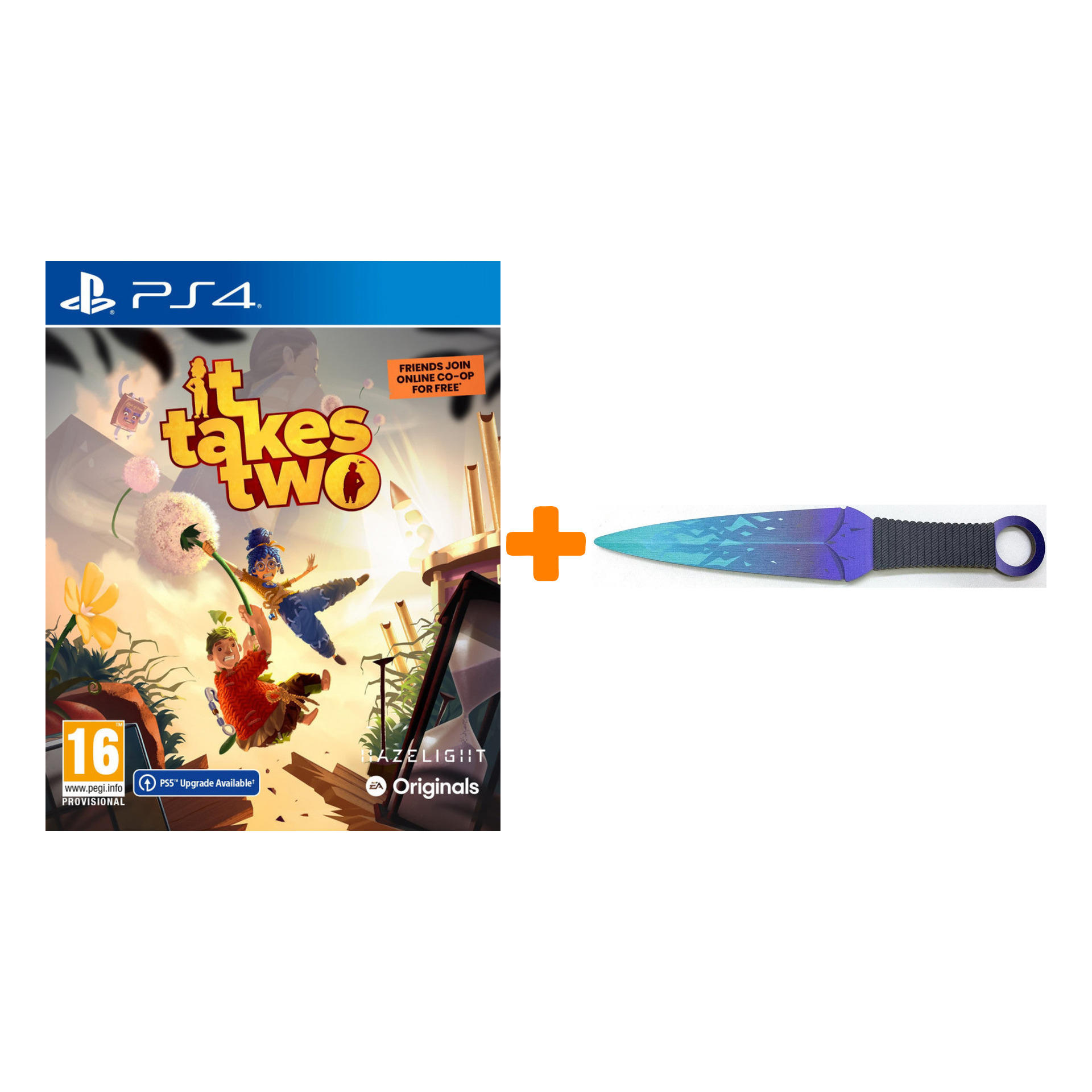 

Набор It Takes Two [PS4, русские субтитры] + Оружие игровое нож Кунай 2 Холодное пламя деревянный