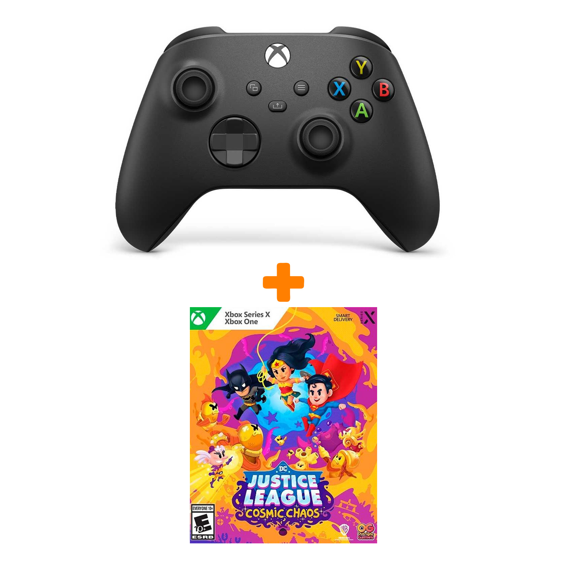 

Набор DC's Justice League. Cosmic Chaos [Xbox One, английская версия] + Xbox X: Геймпад Черный (QAT-0001)