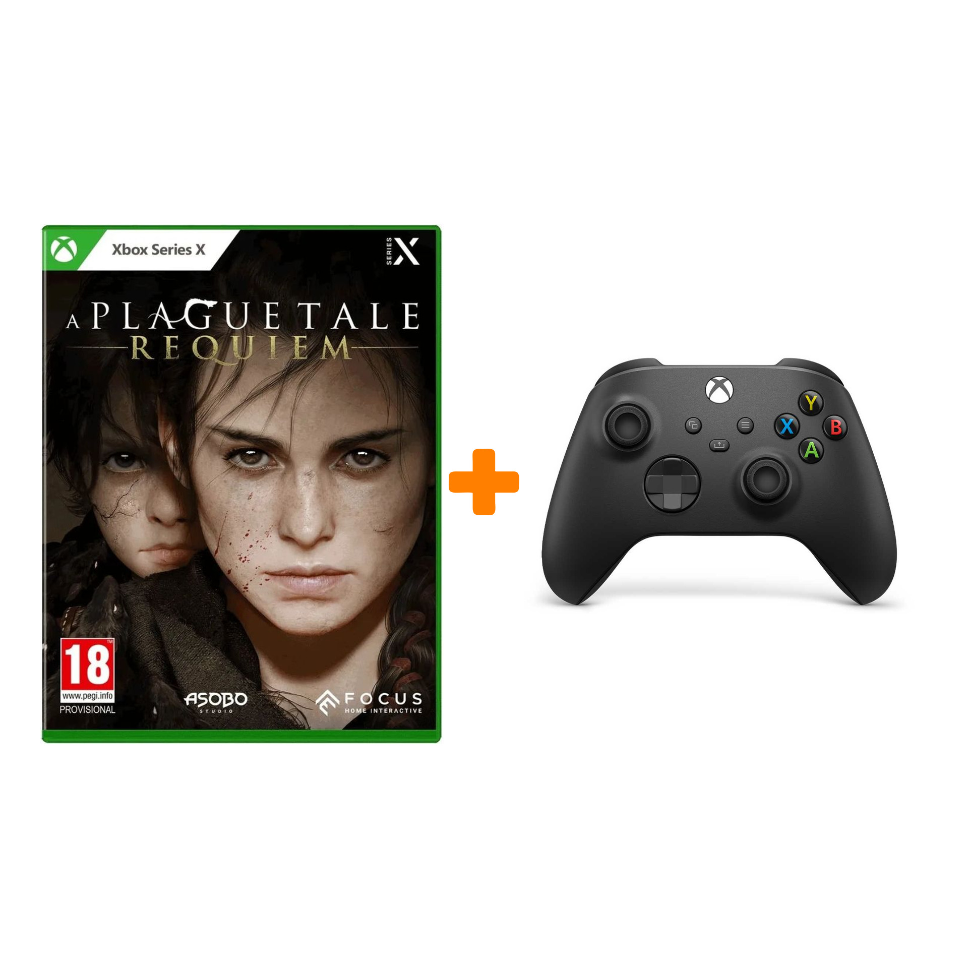 

Набор A Plague Tale: Requiem [Xbox Series X, русские субтитры] + Xbox X: Геймпад Черный (QAT-0001)