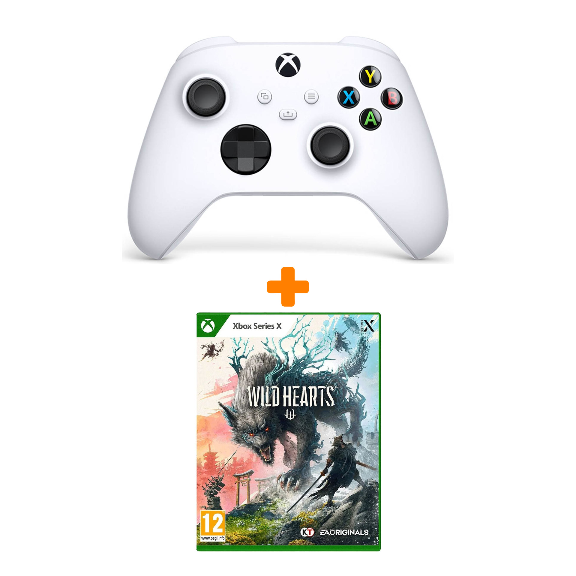 

Набор Wild Hearts [Xbox Series X, английская версия] + Xbox X: Геймпад Белый (QAS-0001)