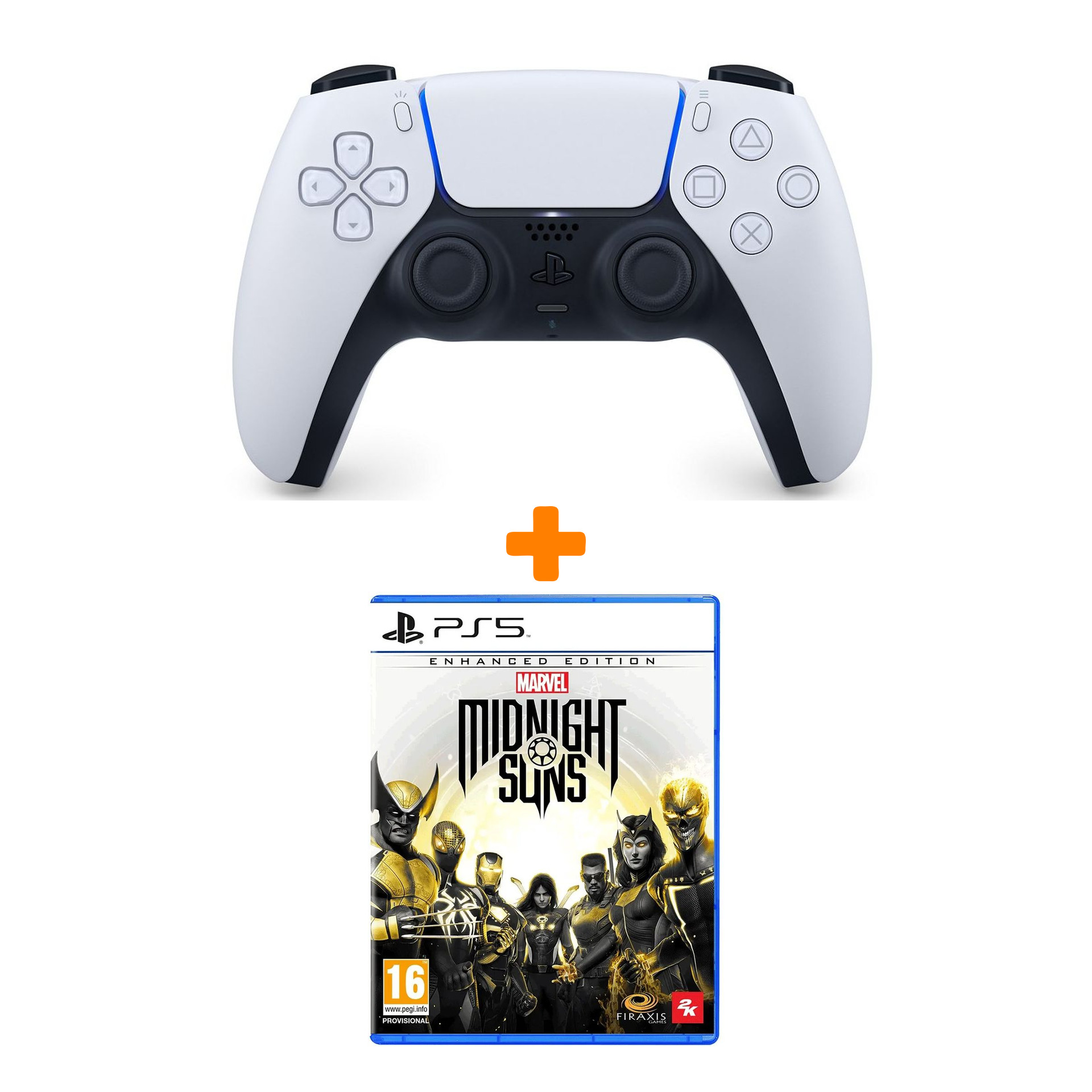 

Набор Marvel's Midnight Suns. Enhanced Edition [PS5, английская версия] + PS5: Контроллер (DualSense: CFI-ZCT1W: SIEE)