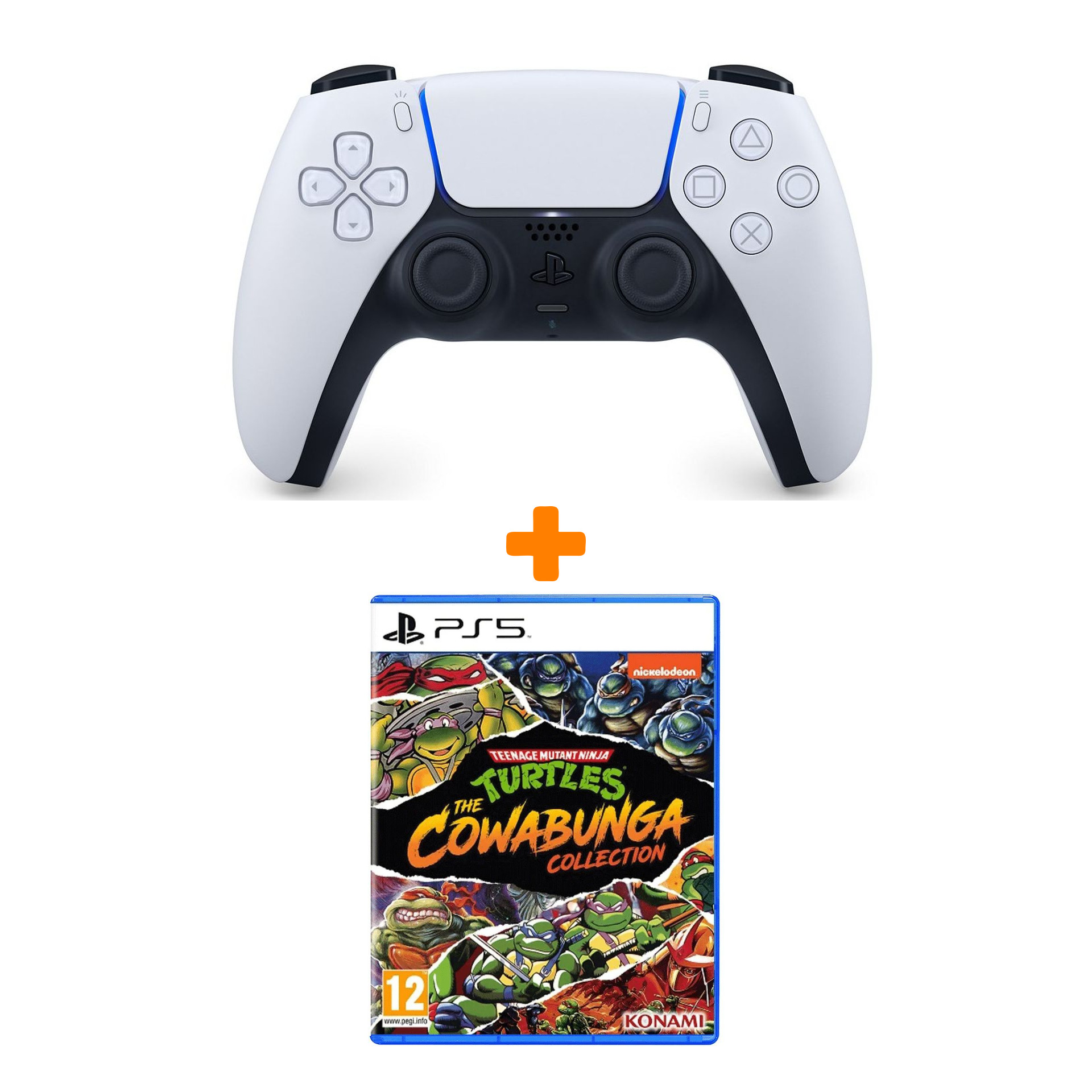 

Набор Teenage Mutant Ninja Turtles: Cowabunga Collection [PS5, английская версия] + PS5: Контроллер (DualSense: CFI-ZCT1W: SIEE)