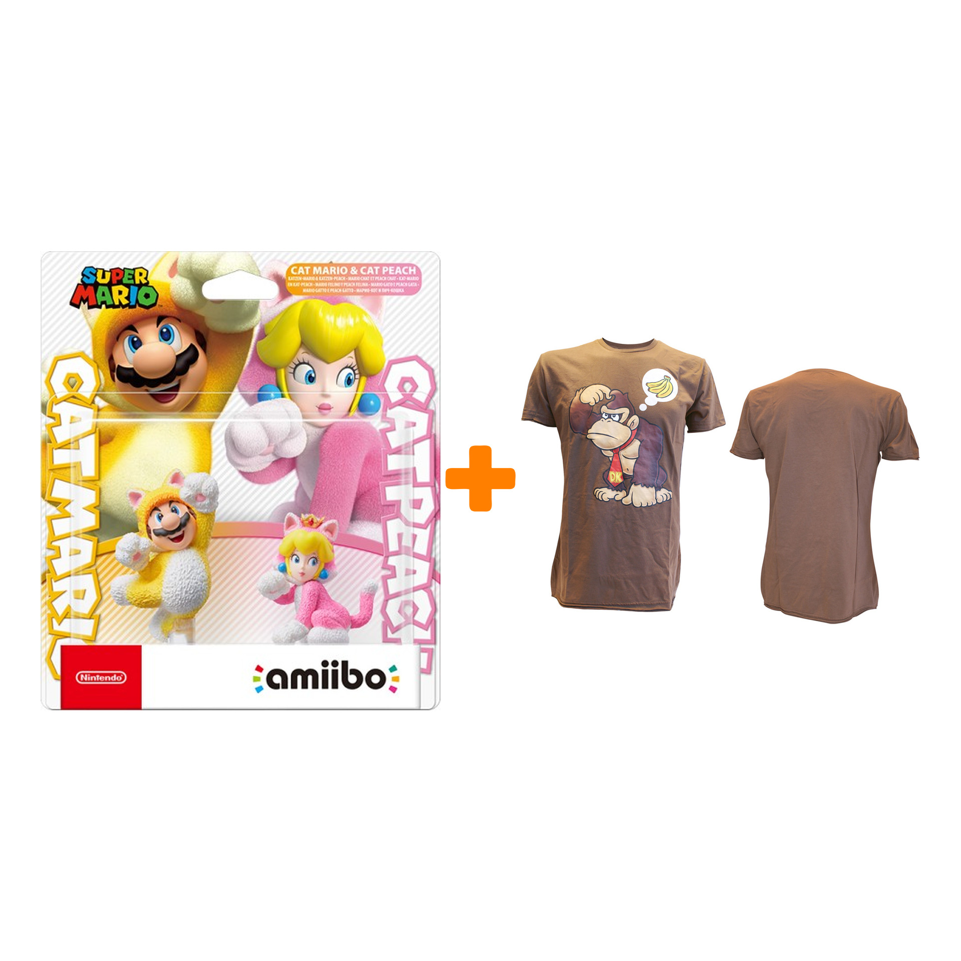 

Набор amiibo Марио-кот и Пич-кошка (amiibo + футболка XS)