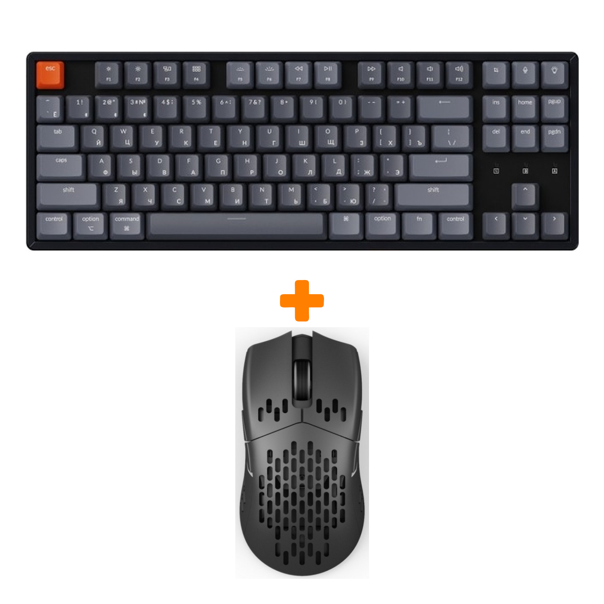 

Набор «Keychron K8» (Мышь M1 black, клавиатура K8 Gateron Red Switch)