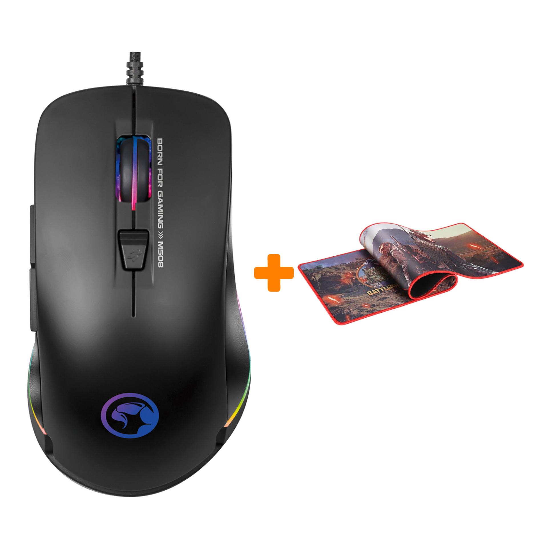 

Набор Мышь Marvo M508 + PC: Коврик для мыши Marvo G37 (XL)