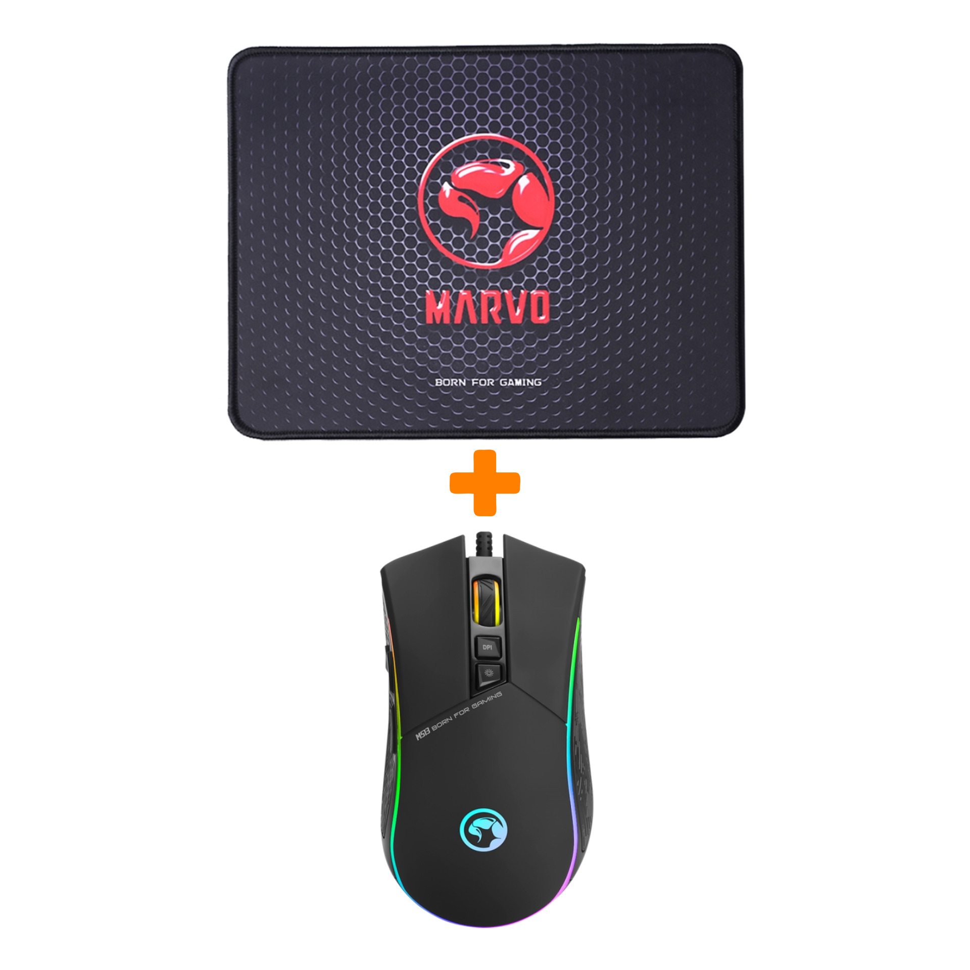 

Набор Мышь Marvo M513 + PC: Коврик для мыши Marvo G46 (S)