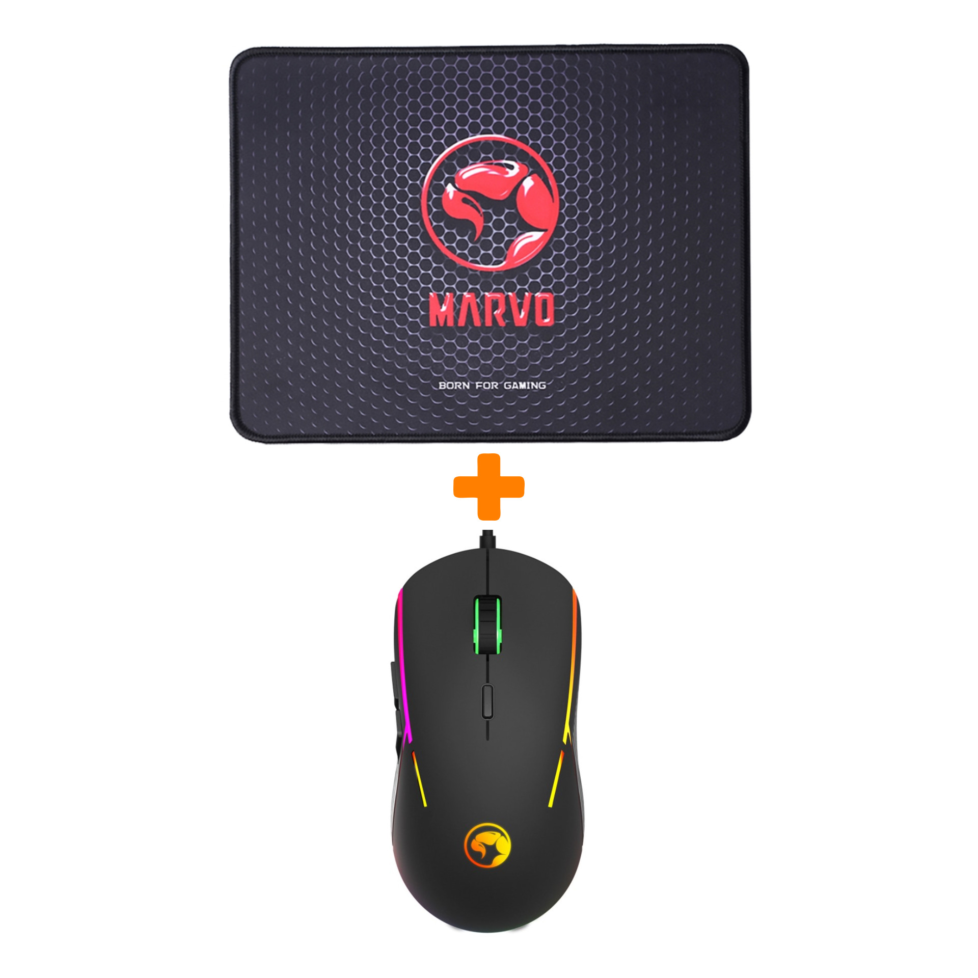 

Набор Мышь Marvo G924 + PC: Коврик для мыши Marvo G46 (S)