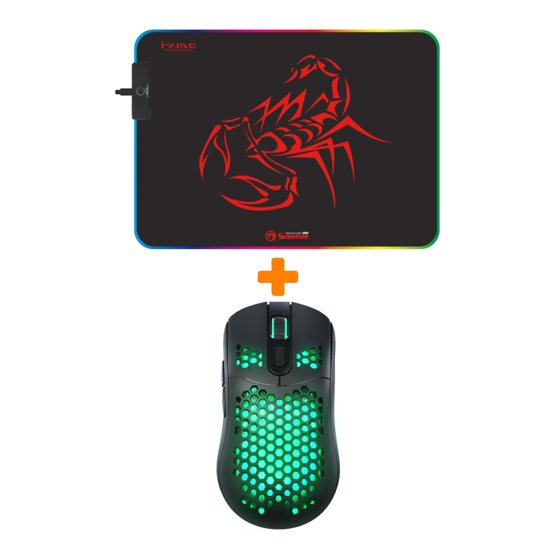 

Набор Мышь Marvo G925 + Коврик RGB Marvo MG08 (M)