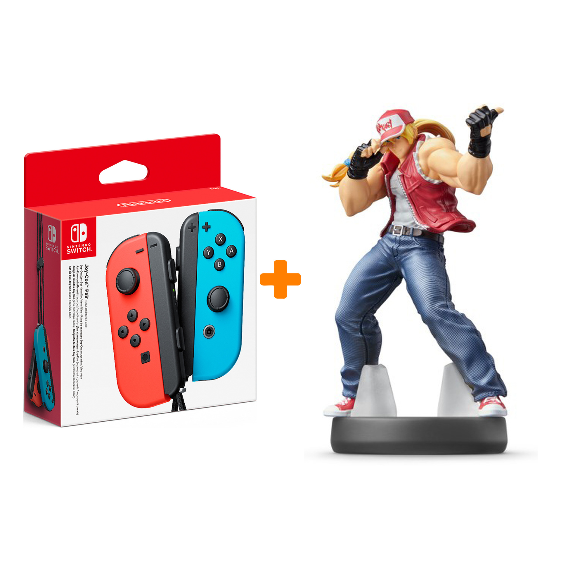 

Набор контроллеров Joy-Con (красный/синий) + amiibo Терри