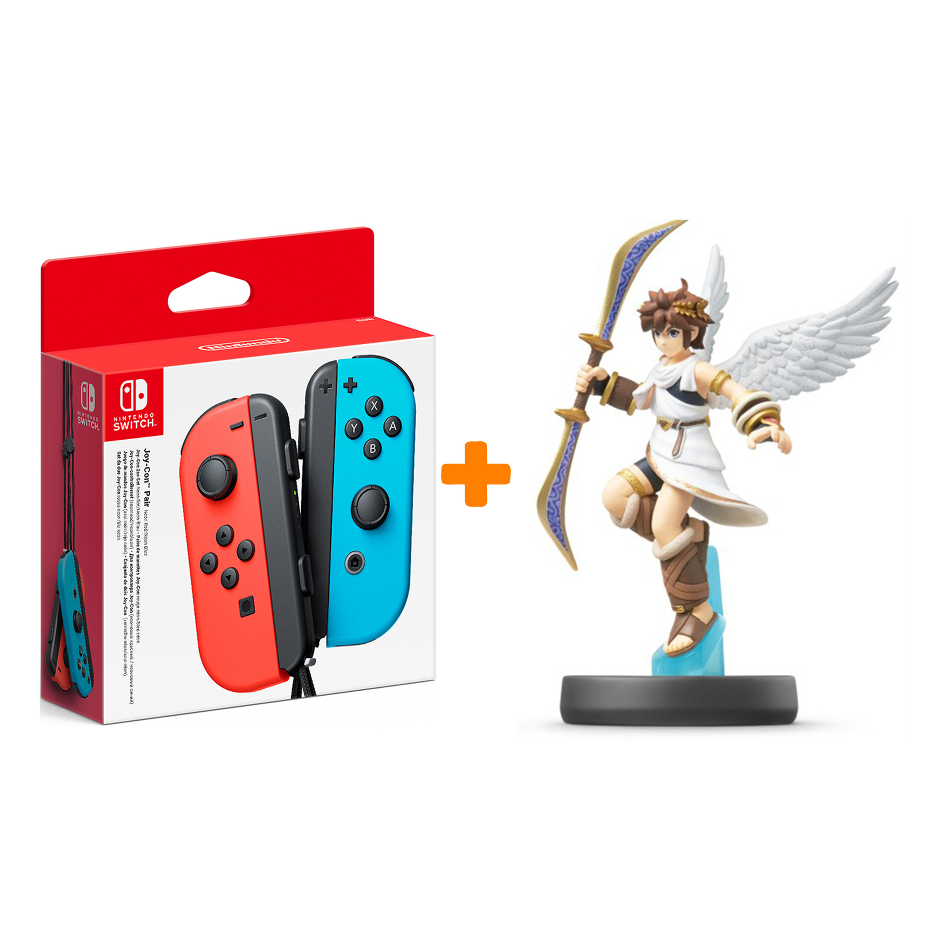 

Набор контроллеров Joy-Con (красный/синий) + amiibo Пит