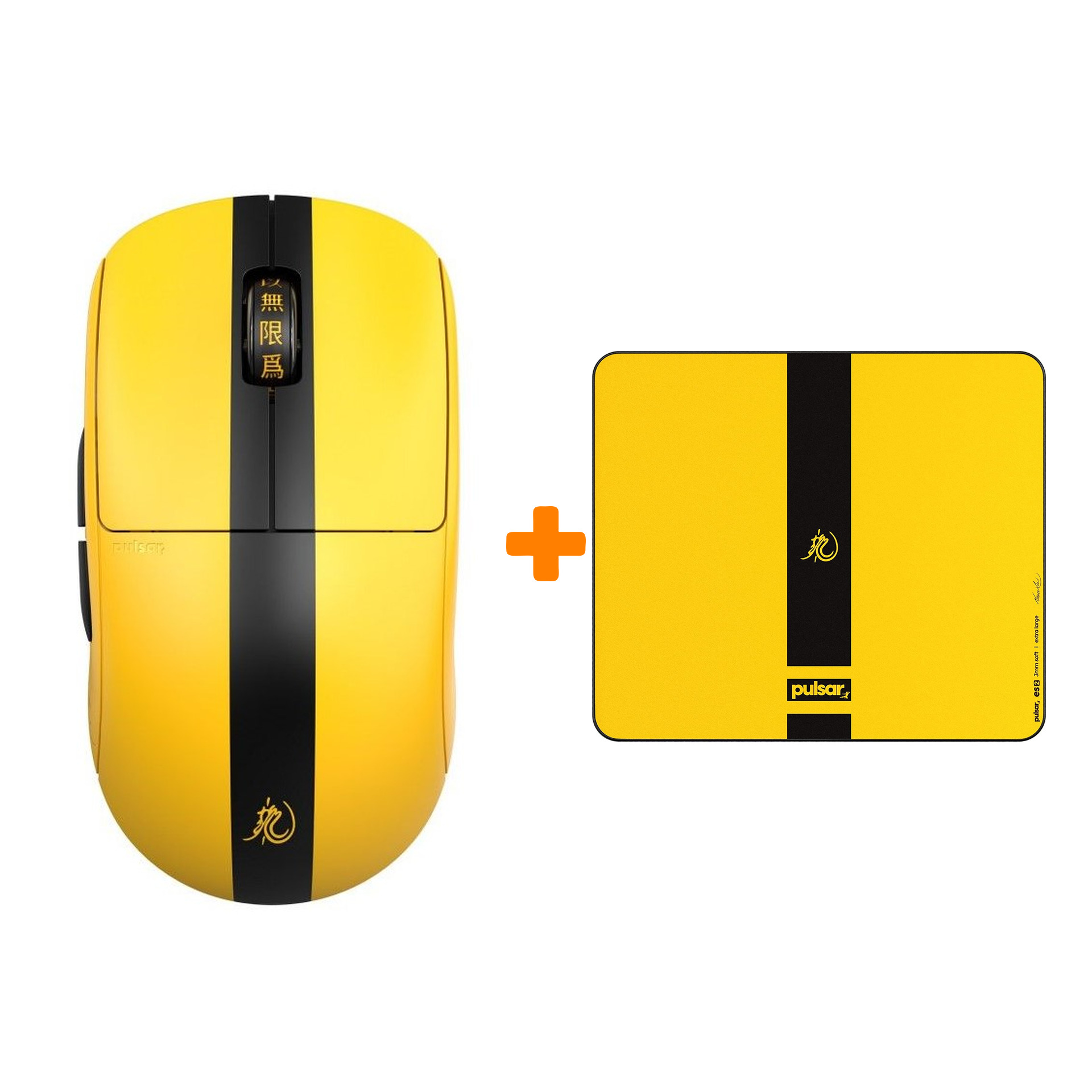

Набор мышь Pulsar X2 Mini + коврик ES1 3mm XL Bruce Lee Yellow