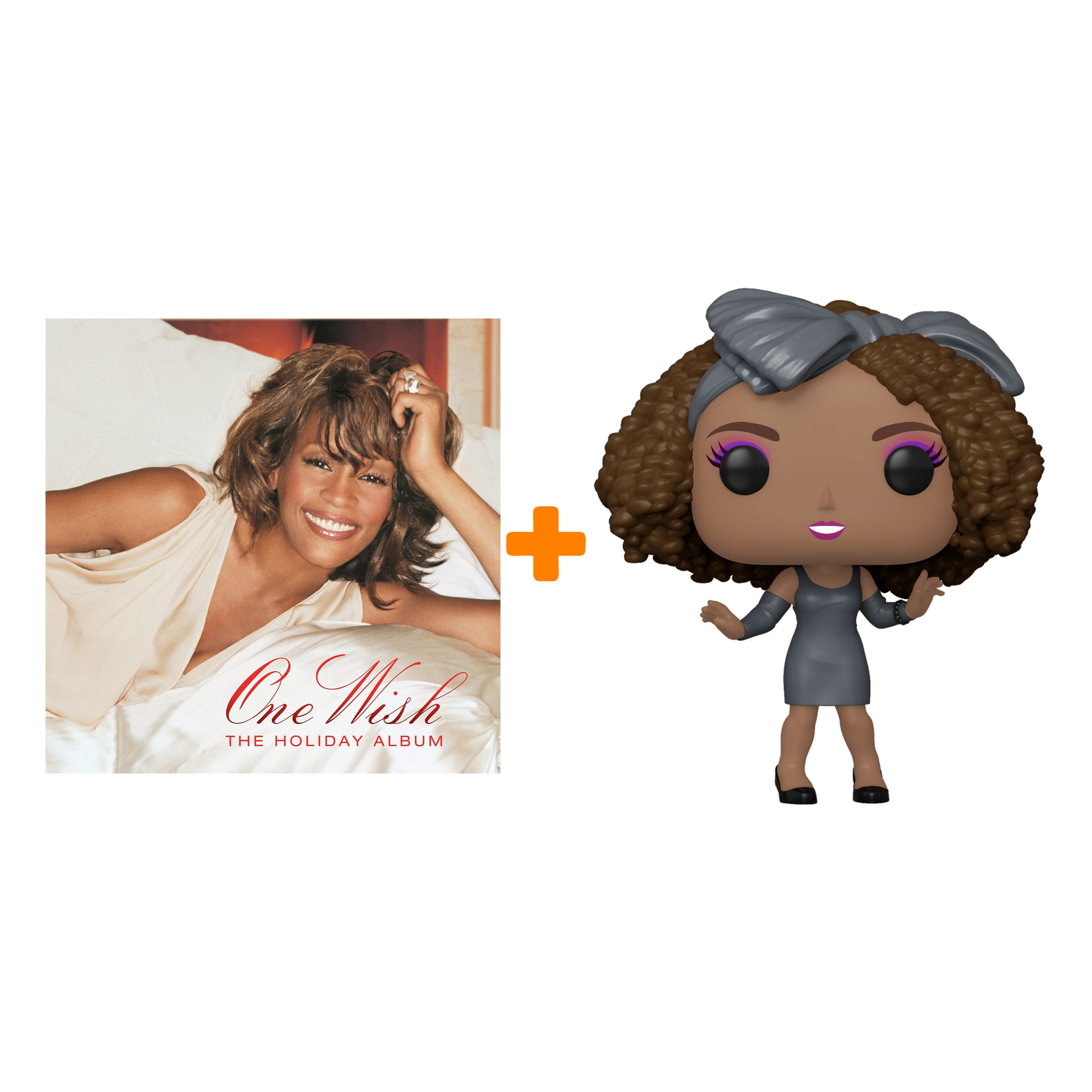 Набор для меломанов «Поп»: Whitney Houston: One Wish: The Holiday Album (LP) + Фигурка Funko POP Icons Whitney Houston: How Will I Know цена и фото