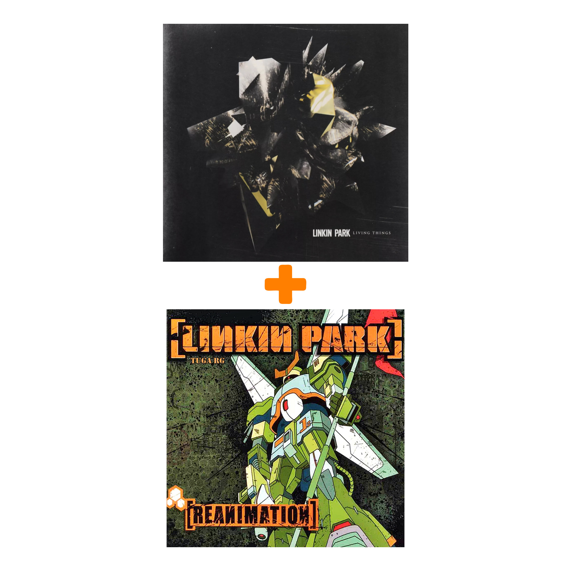 Набор для меломанов «Рок»: Linkin Park – Living Things (LP) + Linkin Park – Reanimation (2 LP) фотографии