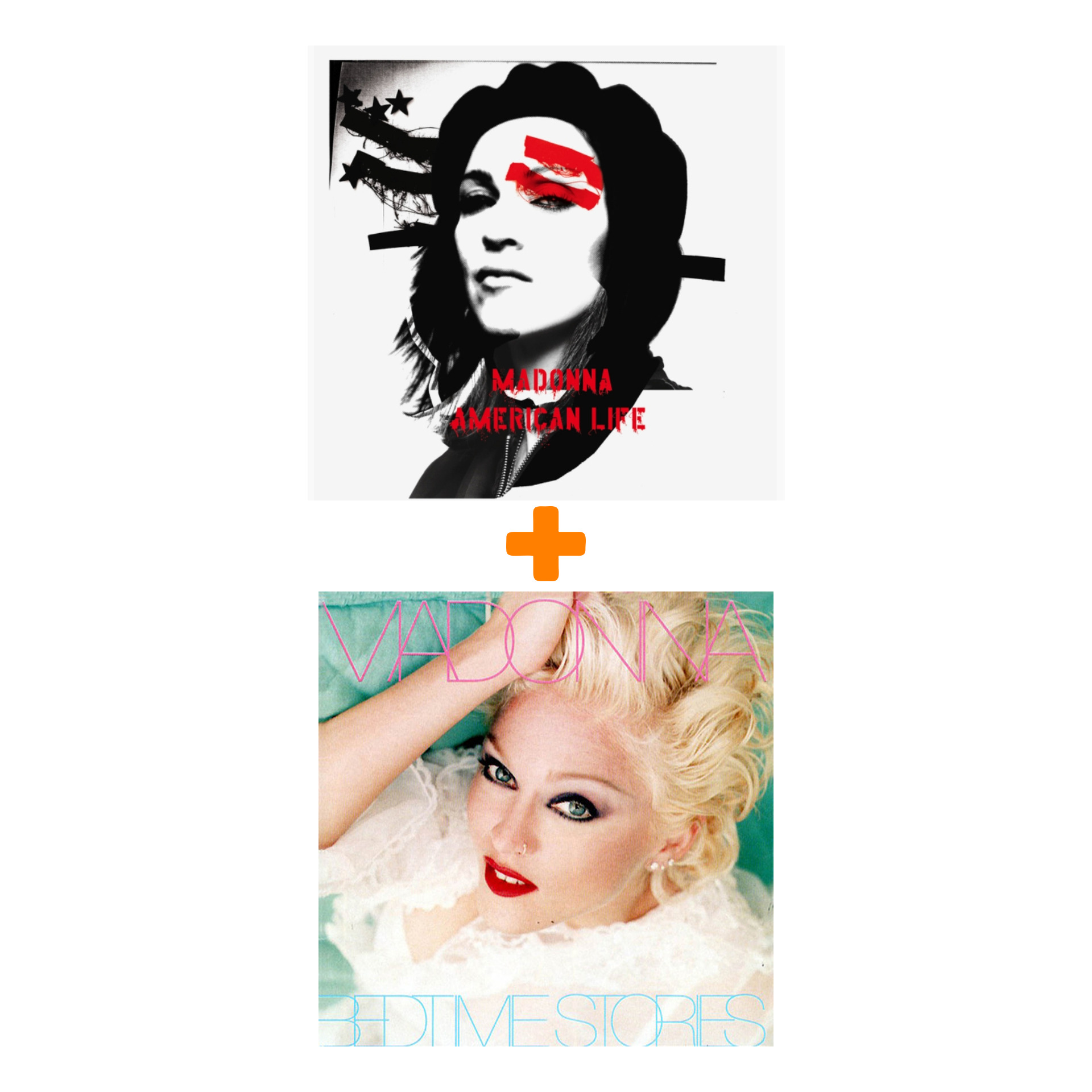 Набор для меломанов «Поп»: Madonna – American Life (2 LP) + Madonna. Bedtime Stories (LP) цена и фото