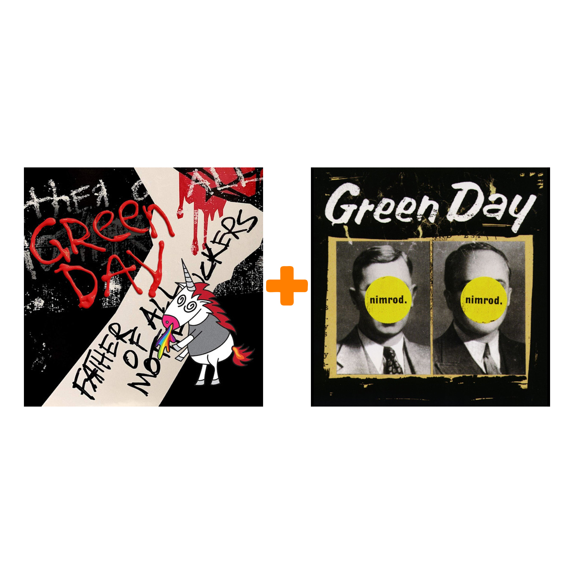 

Набор для меломанов «Рок»: Green Day – Nimrod (2 LP) + Green Day – Father Of All… (LP)