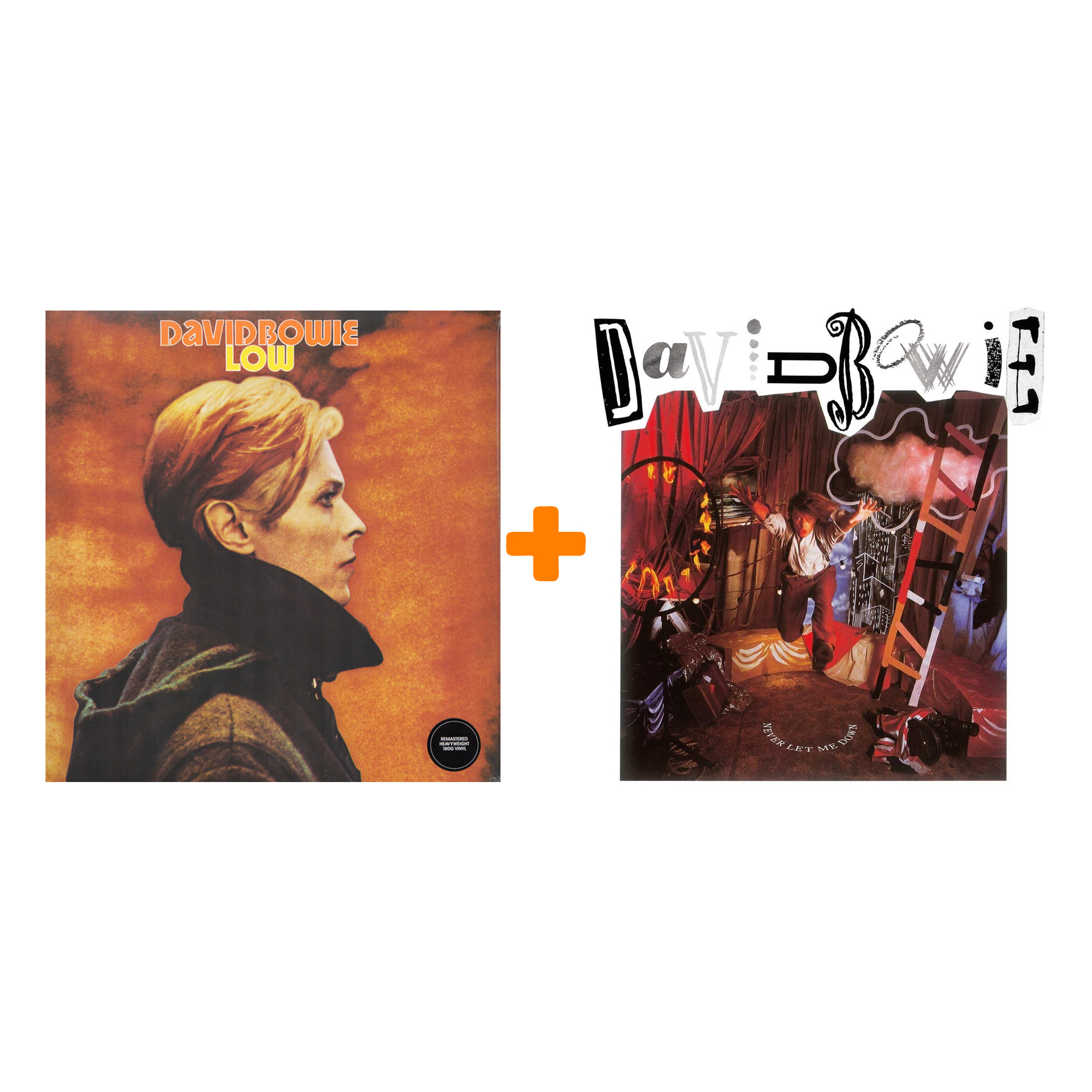 

David Bowie – Low (LP) + Never Let Me Down (LP)