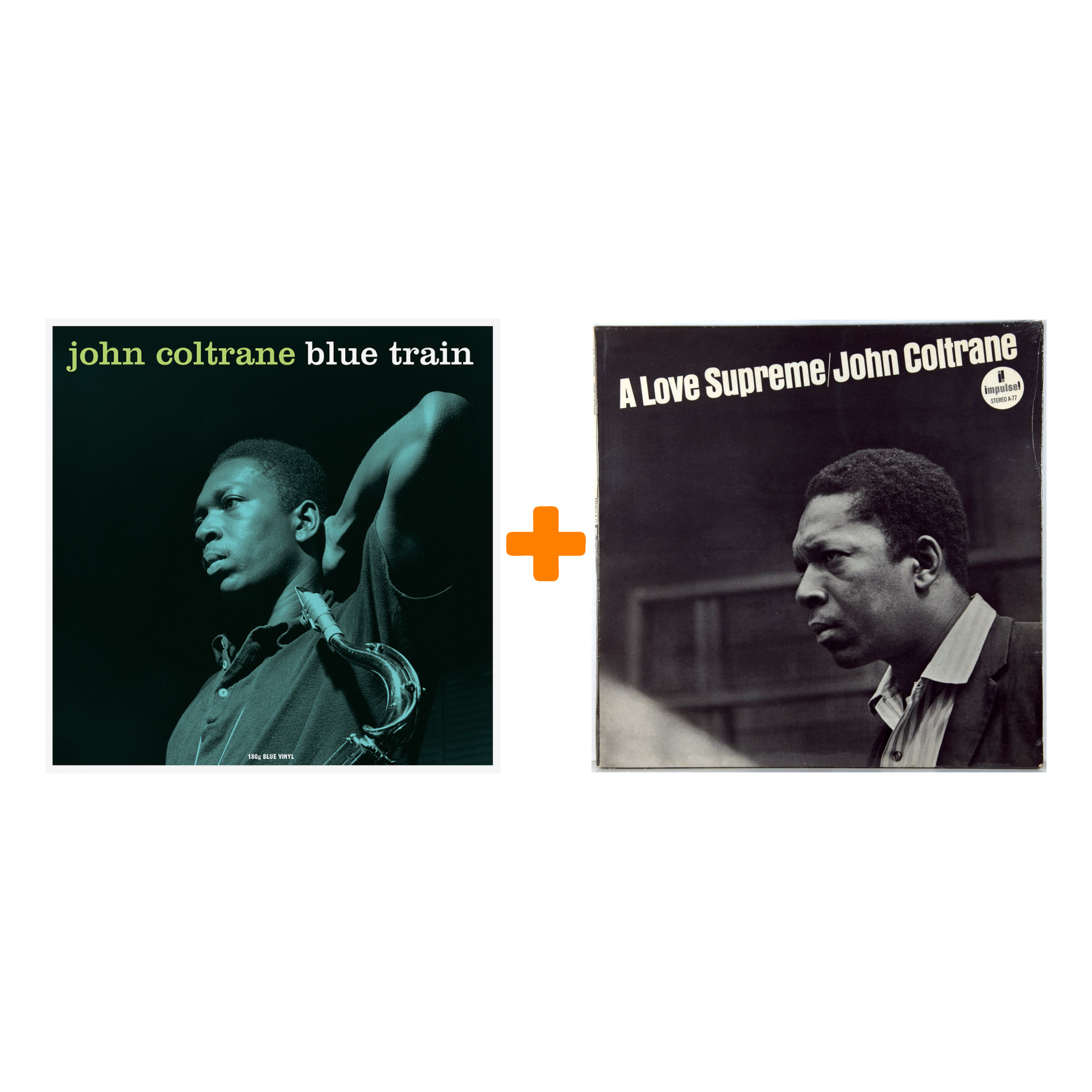 

John Coltrane – A Love Supreme (LP) + Blue Train (LP)