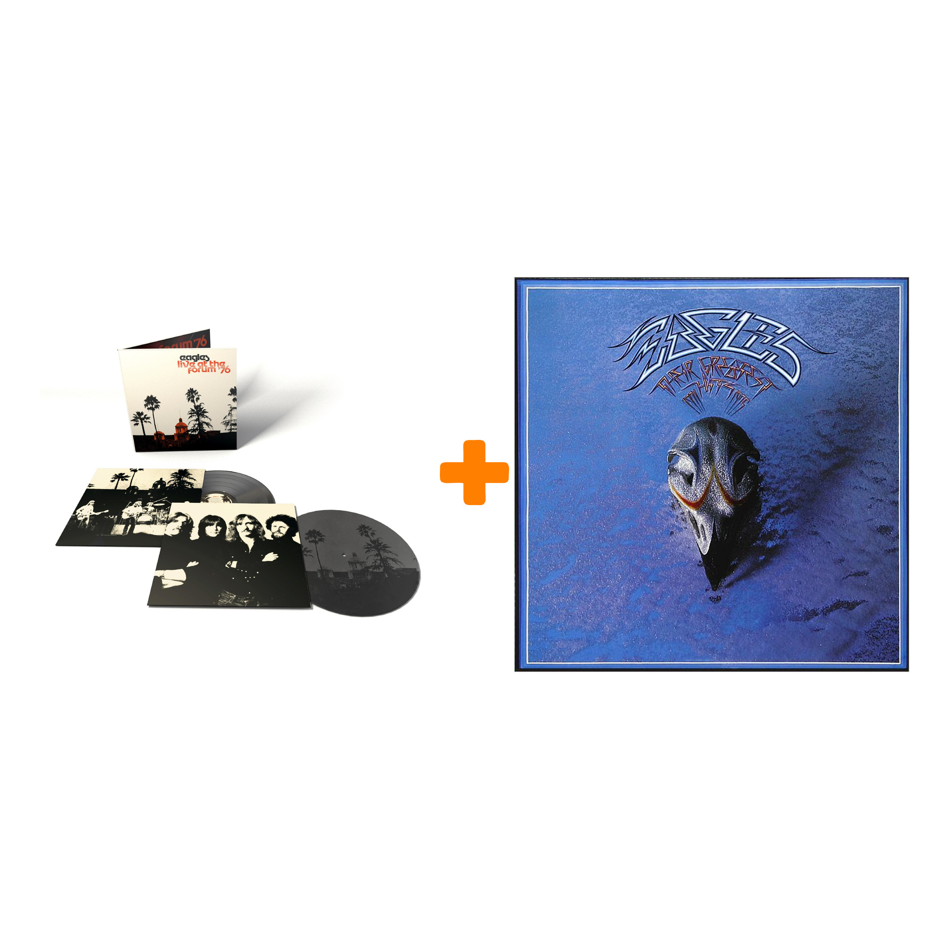 

Eagles – Their Greatest Hits 1971–1975 (LP) + Live At The Forum `76 (2 LP)