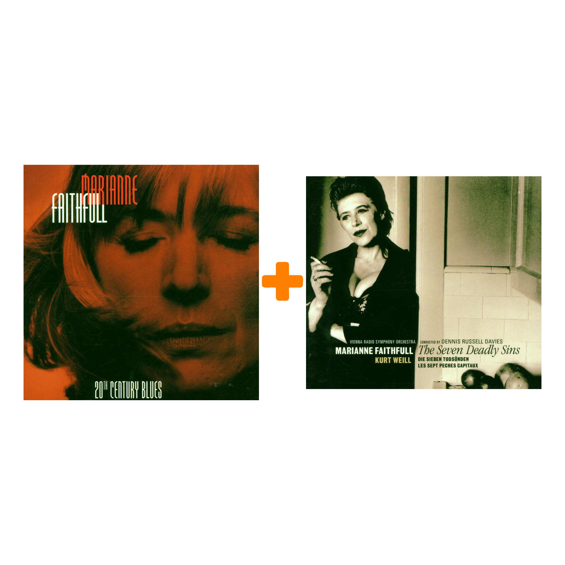 

Marianne Faithfull – Twentieth Century Blues (2 LP) + The Seven Deadly Sins (2 LP)