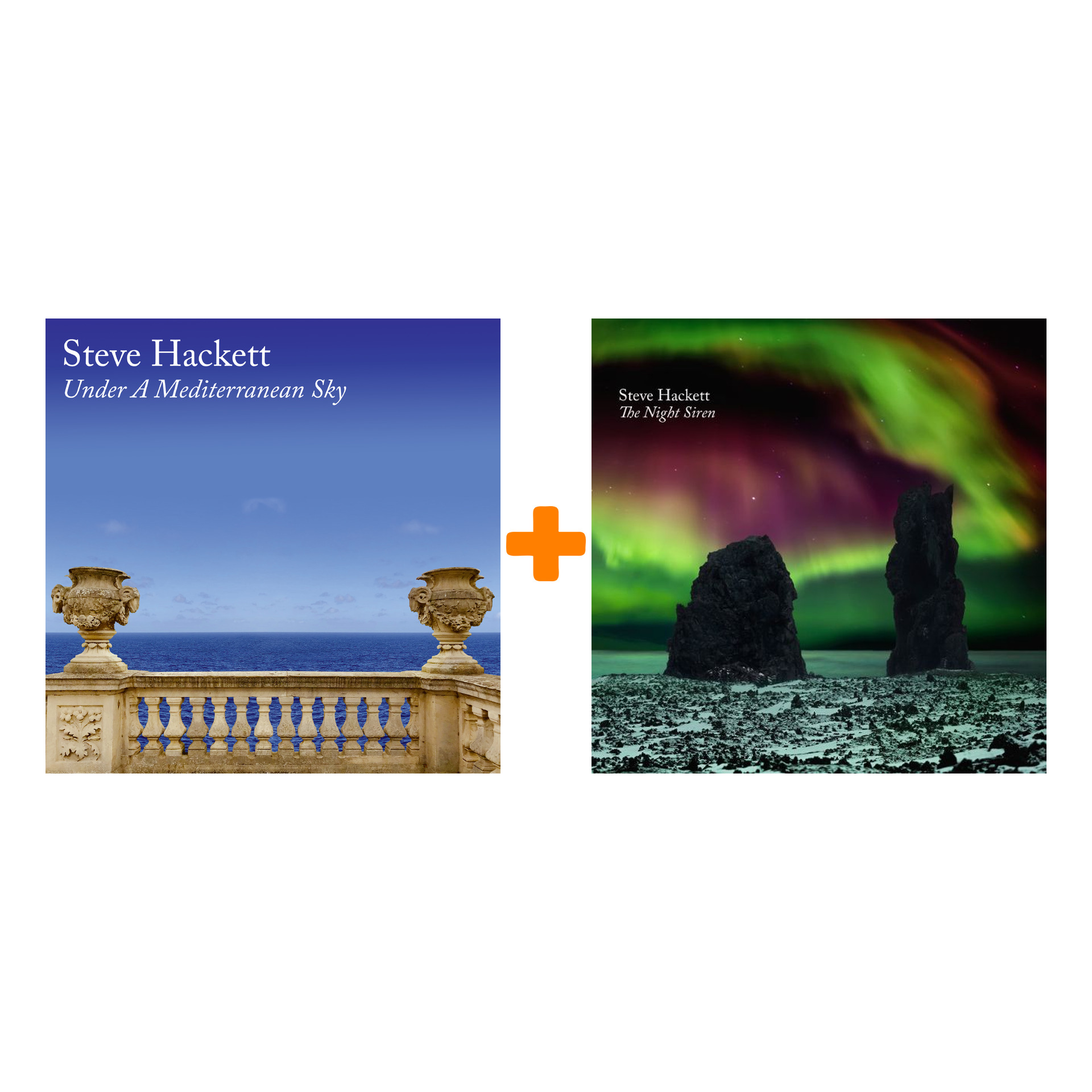 

Steve Hackett – Night Siren (2 LP + CD) + Under A Mediterranean Sky (2 LP + CD)